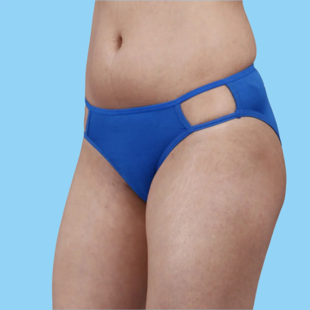 Anti Bacterial, Cloud Soft, Premium Blue Bamboo Women's  Panty - Image 6