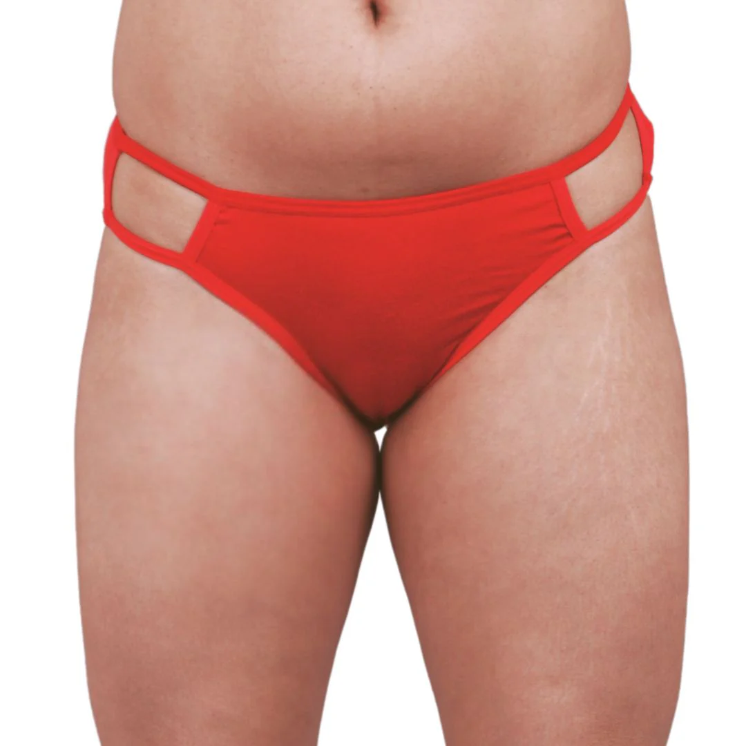 Cloud Soft Premium Bamboo Red Bikini Panty for Women