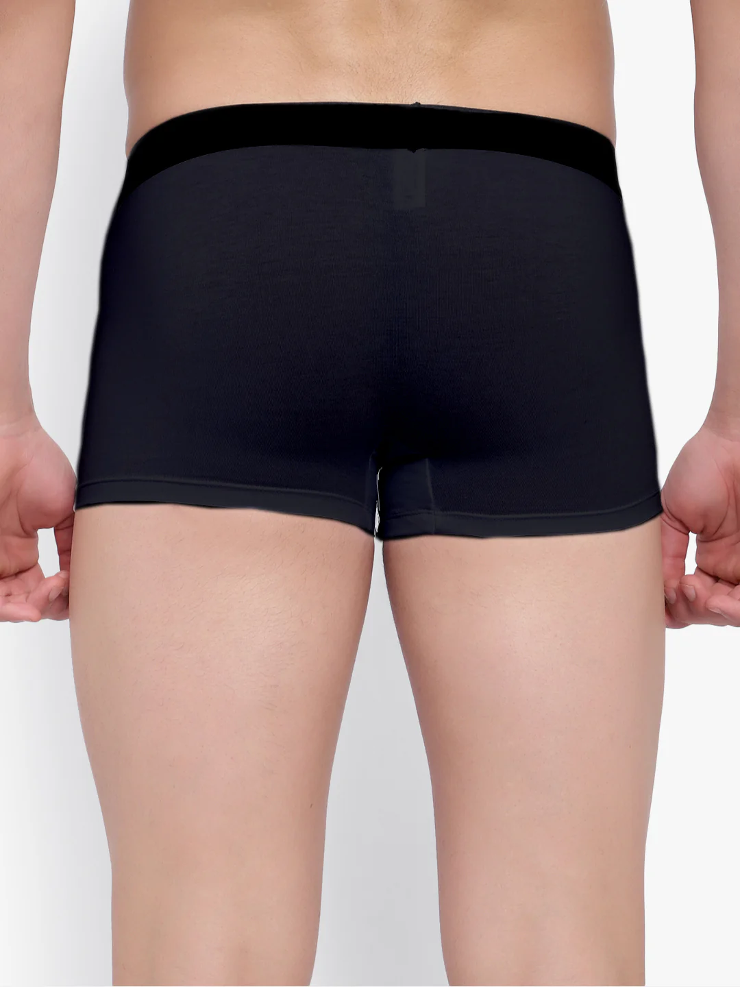 Men’s Trunk – Black Micro Modal | Soft, Stretchable Everyday Fit - Image 2