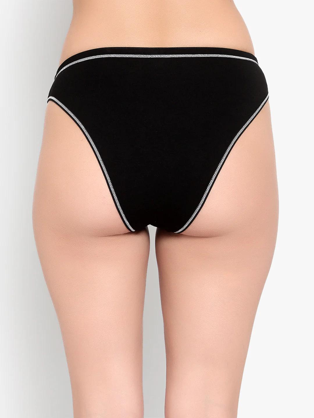Black modal women panty - No Ride Up - Image 2