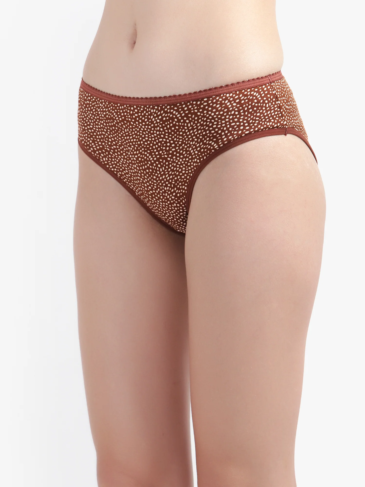 Brown Polyamide Women Printed Panties - Image 5