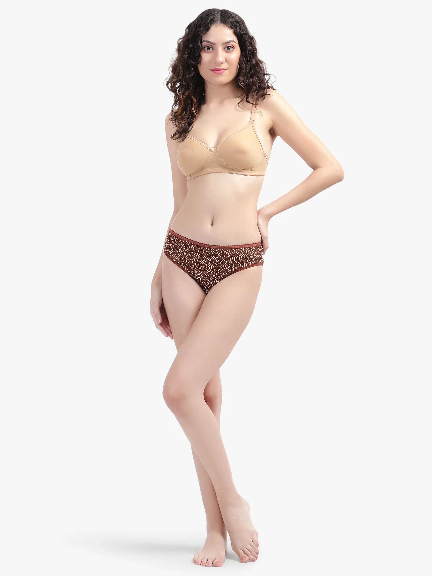 Brown Polyamide Women Printed Panties - Image 6