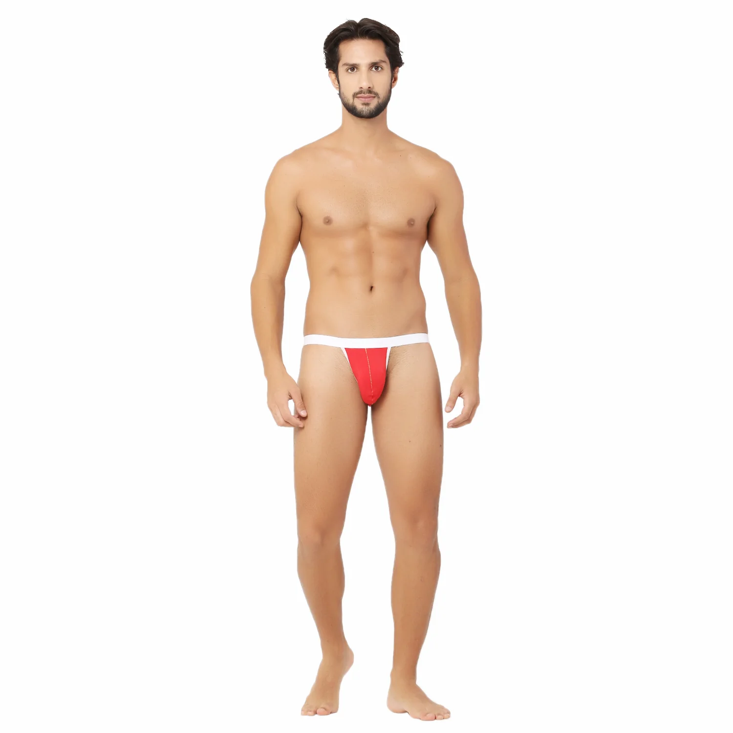 Bruchi Club red & white Tanga Underwear for men - Image 3