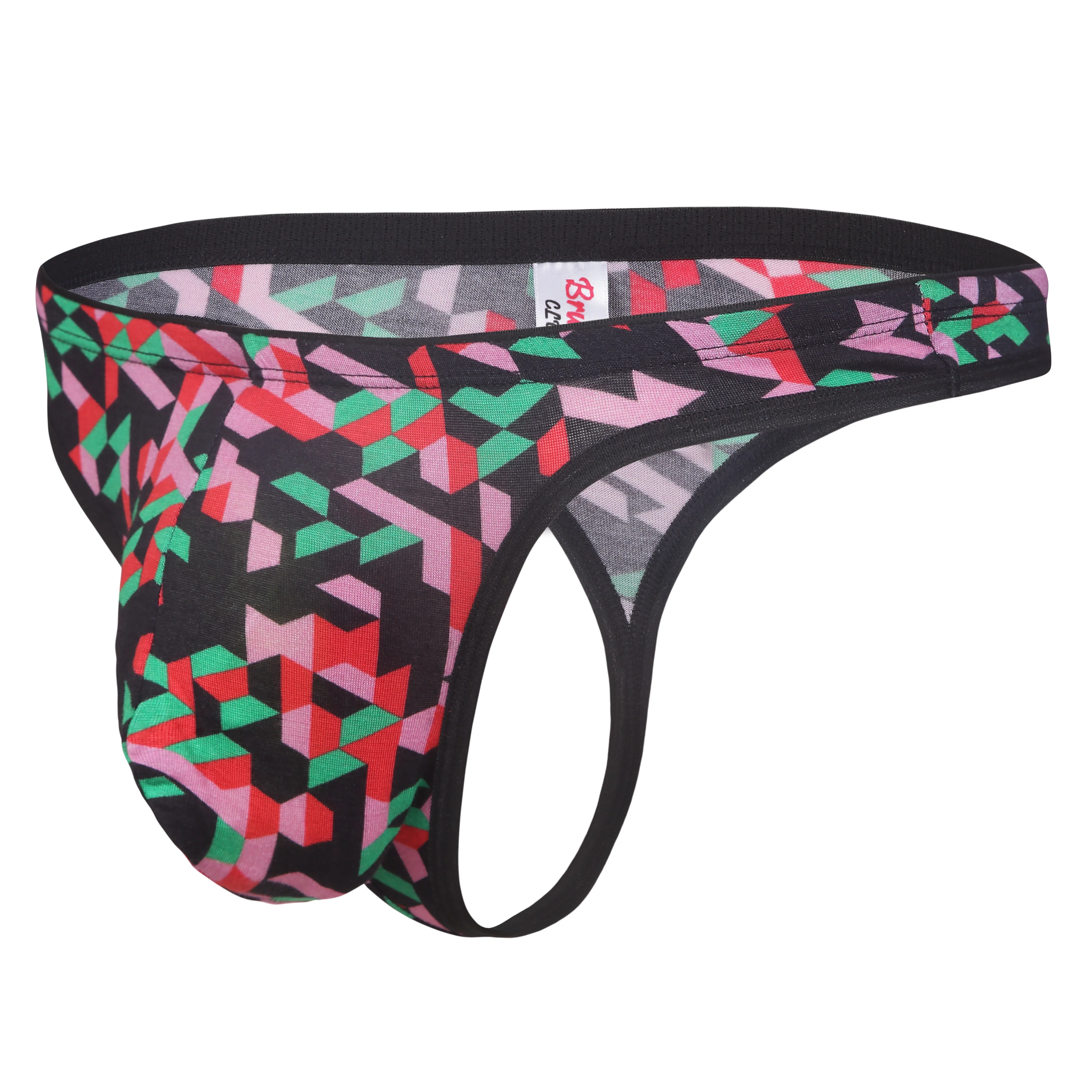 Bruchi Club Micro Modal Breathable Soft Eco-Friendly Printed Men Thong - Image 3