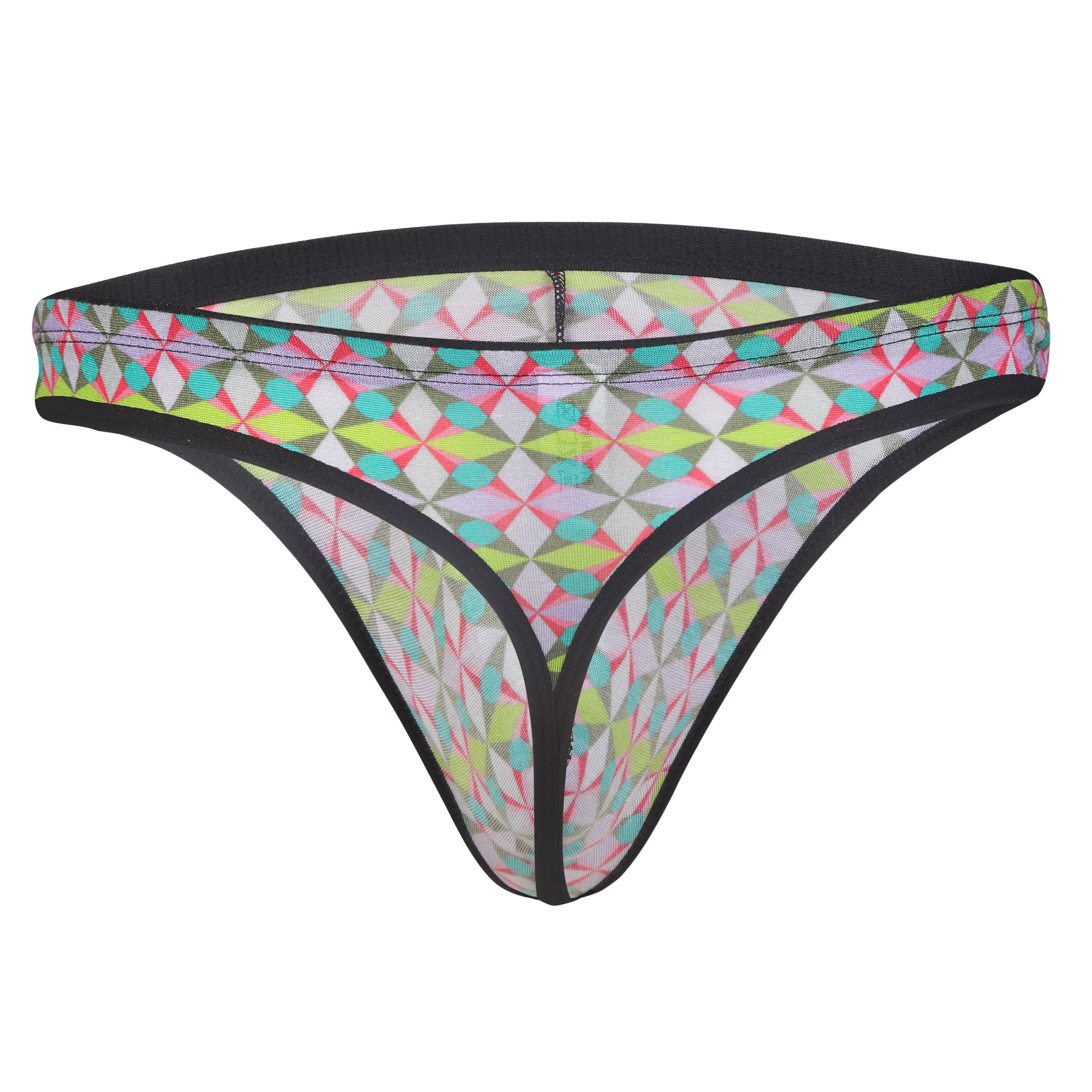 BRUCHI CLUB Micro Modal Fabric Multi Print Breathable Soft Eco-Friendly Men Thong - Image 2