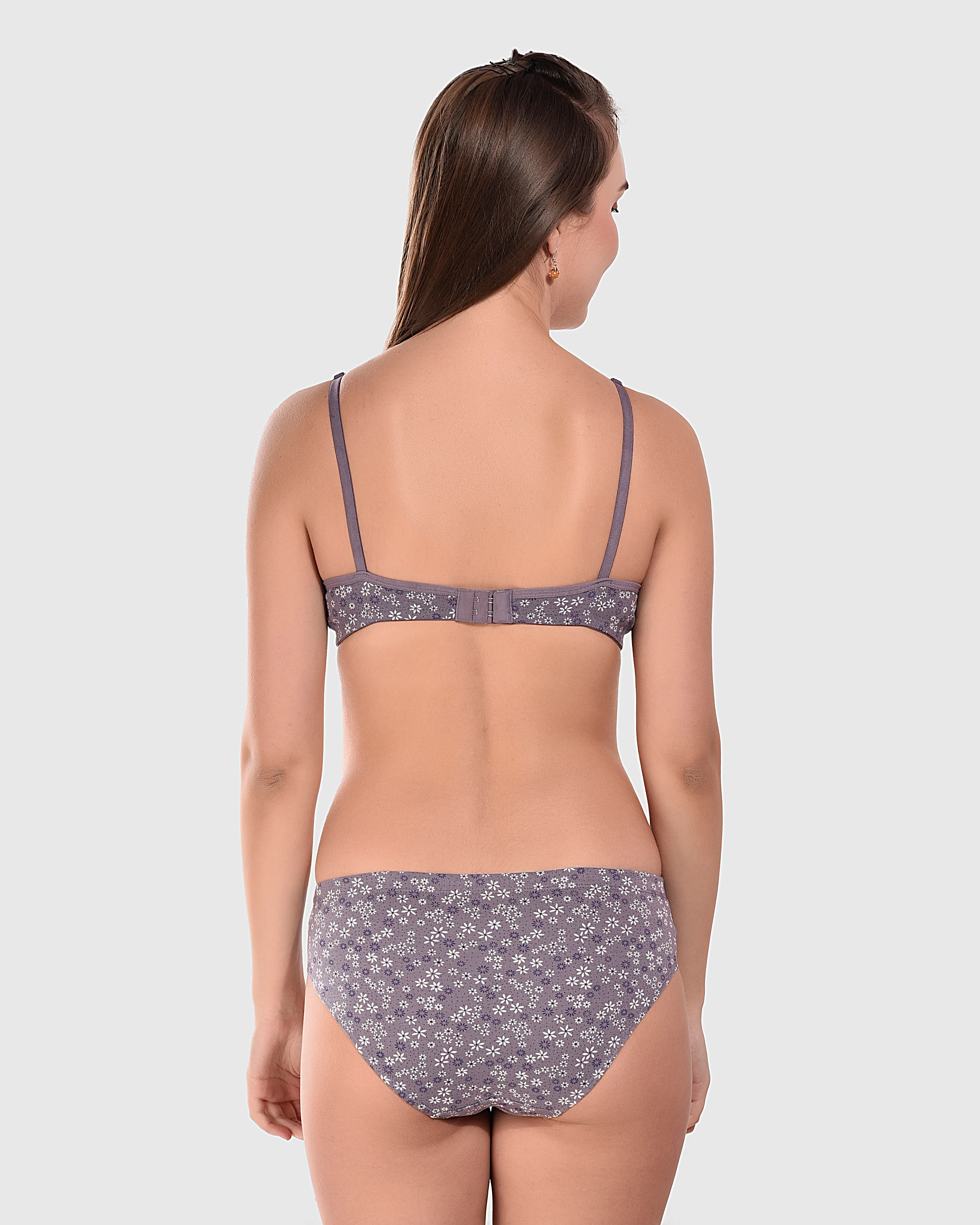 Bruchi Club Non-Wired Full Coverage Bra With Hipster Panty - Image 3