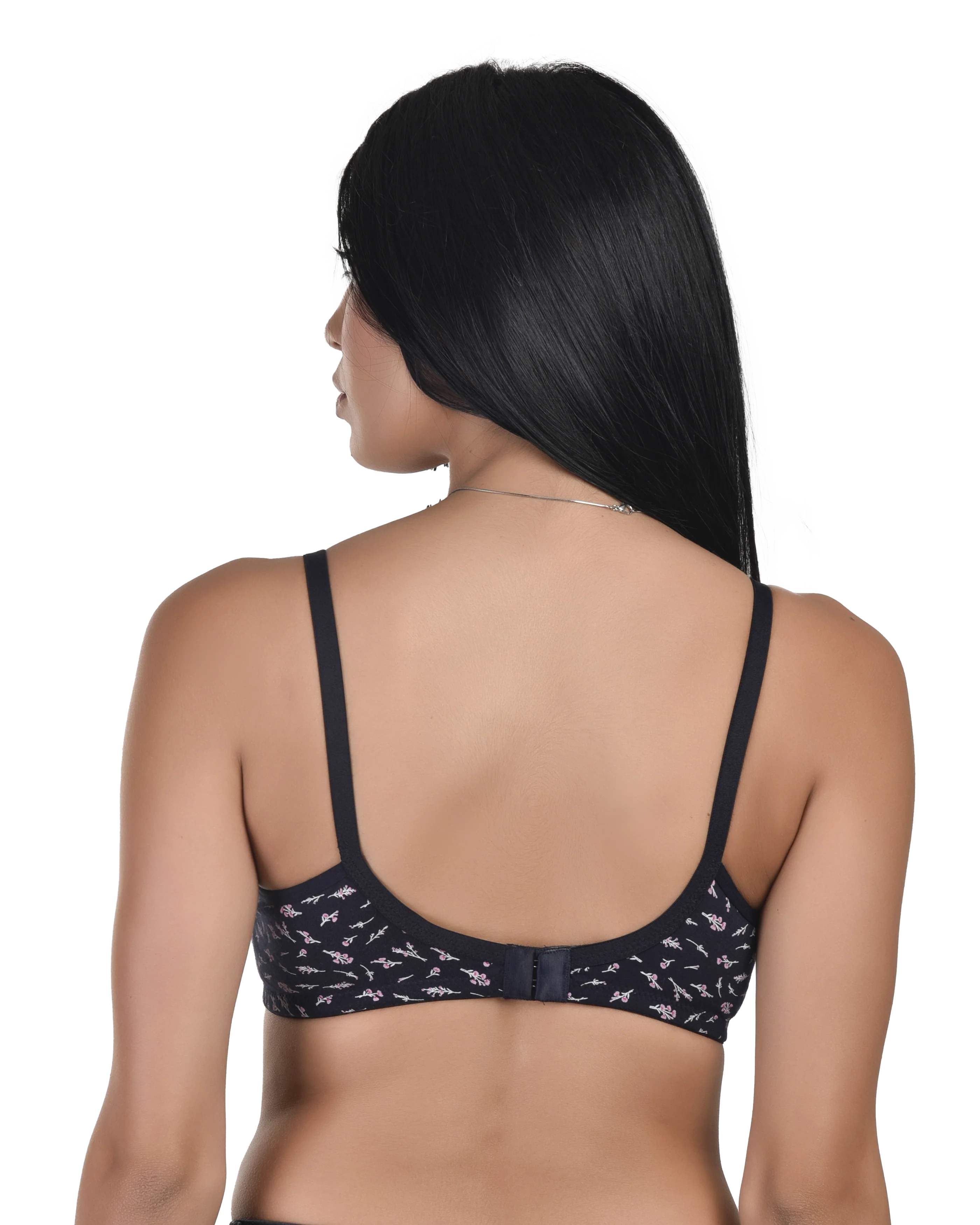 Bruchi Club Printed Cotton Combo Bra for Women (Pack of 3) | Everyday Indian Fit Comfort - Image 4