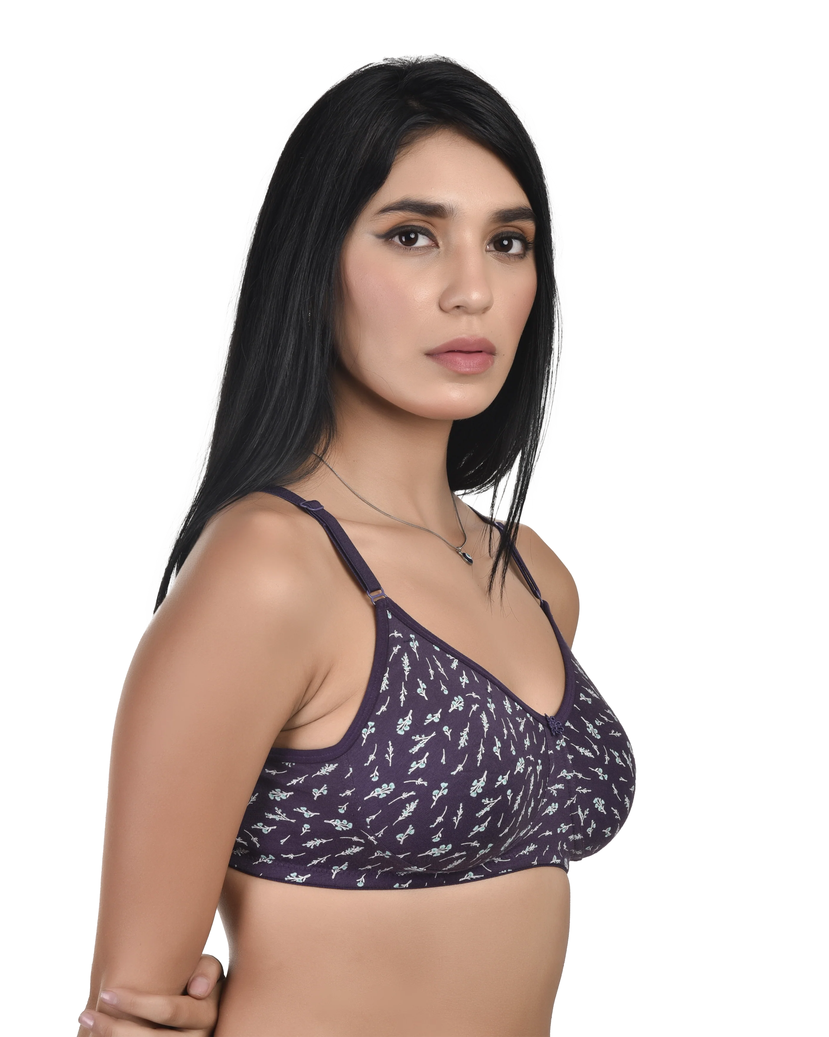 Bruchi Club Printed Cotton Combo Bra for Women (Pack of 3) | Everyday Indian Fit Comfort - Image 6