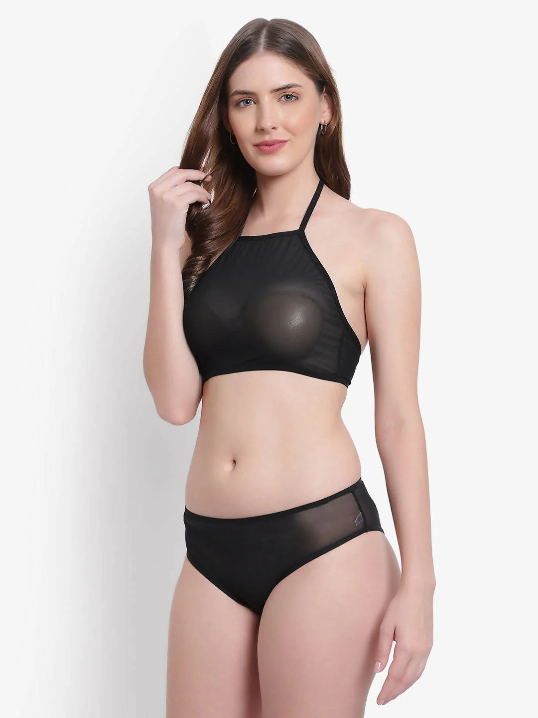 Fabura Women’s Mesh Transparent Lingerie Set - Image 5