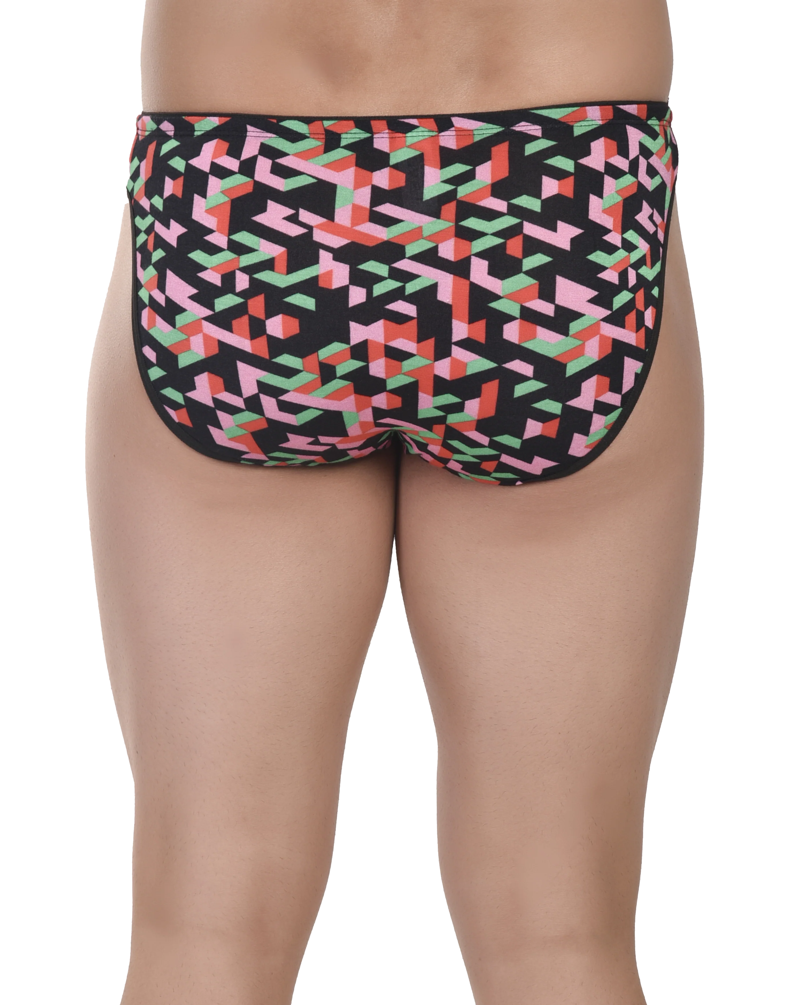 Comfortable Printed Men Bikini Briefs -  No Ride Up - Image 2