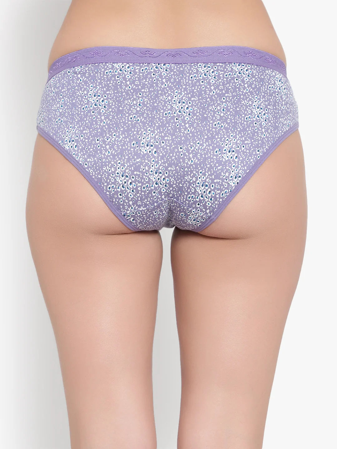 Grey Printed Women Panty - Image 4