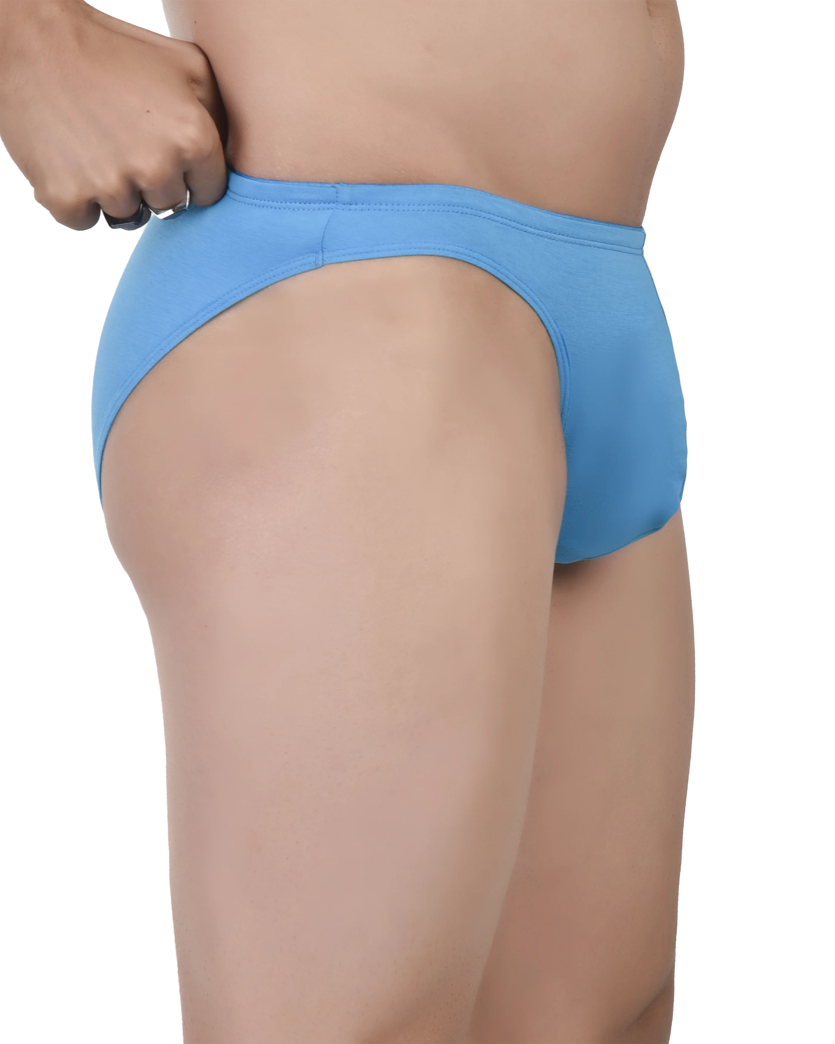Lasty Blue Men's Bikini Briefs ₹359 | Low Rise No-Ride-Up - Image 4