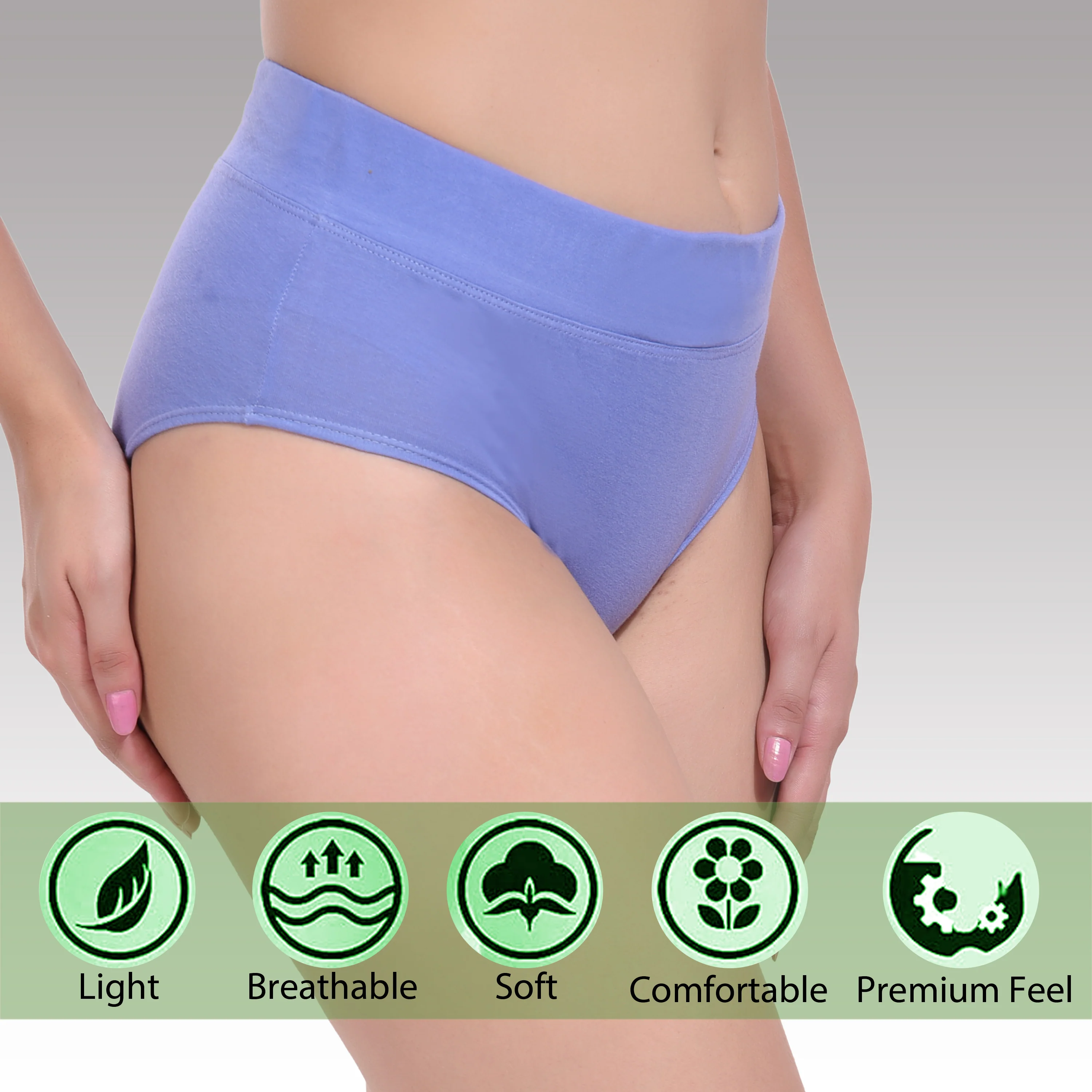 Light Blue Sofia Sports Panty for Women - Image 3