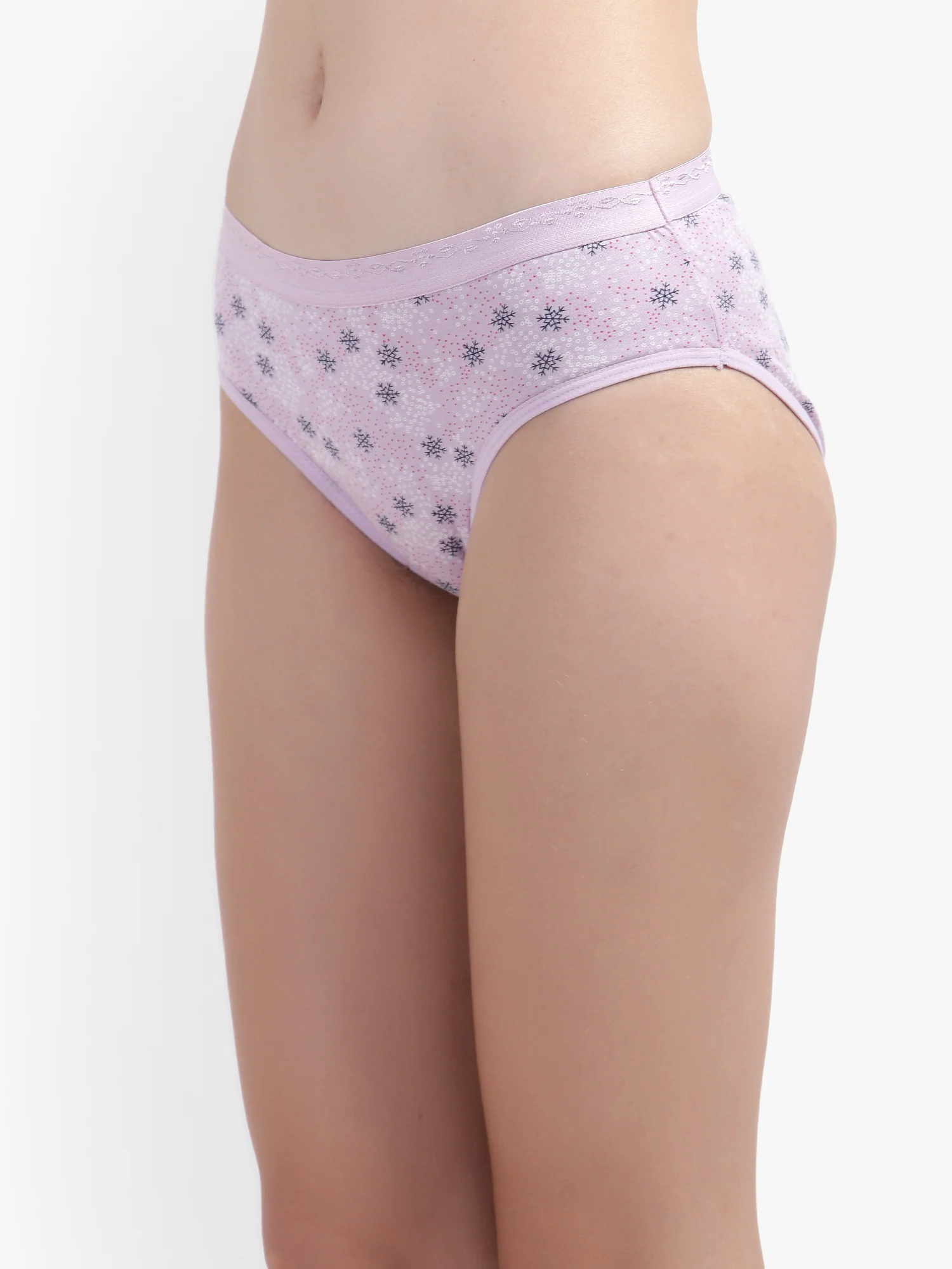 Light Pink Printed Women Panty - Image 4
