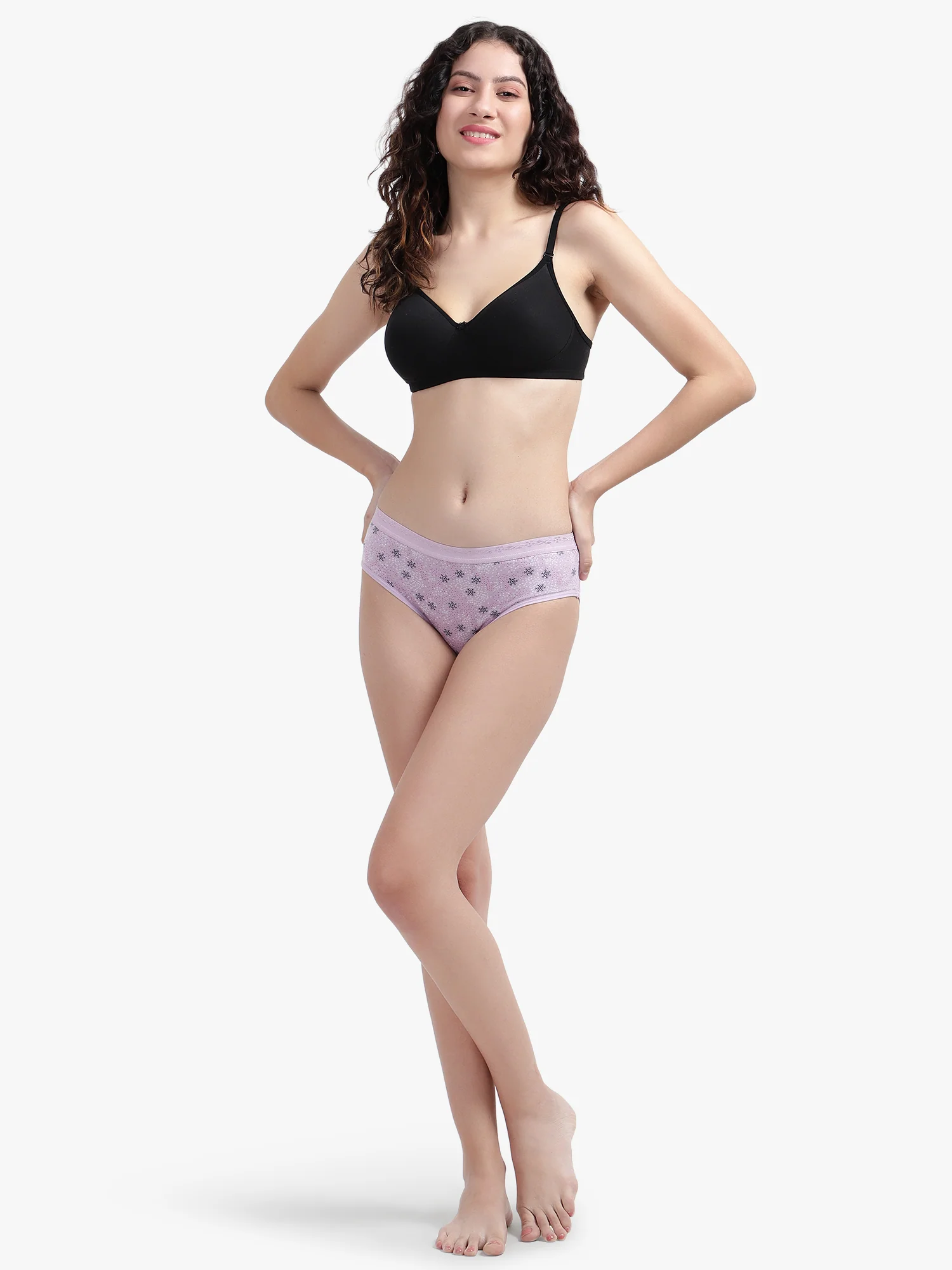 Light Pink Printed Women Panty - Image 6