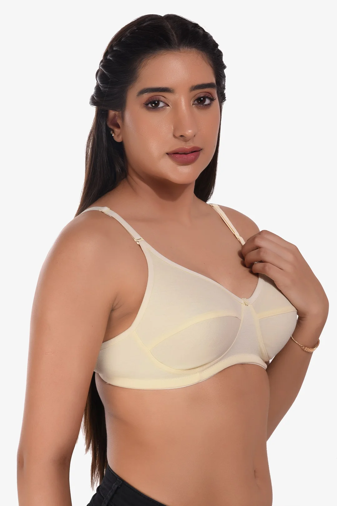 Manvi Women Non Padded Nude Everyday Bra - Image 3