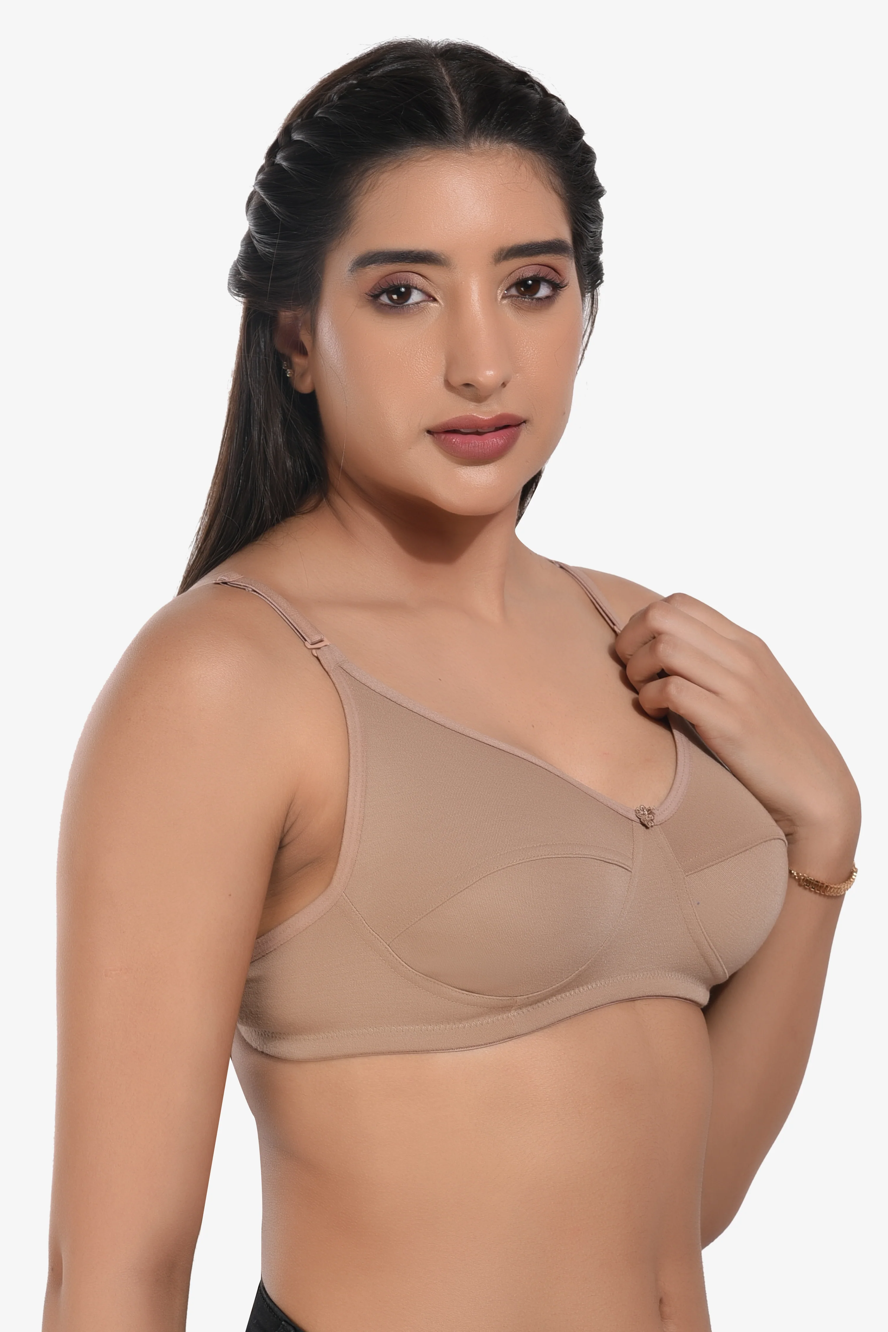 Manvi Women Non Padded sandalwood Everyday Bra - Image 3