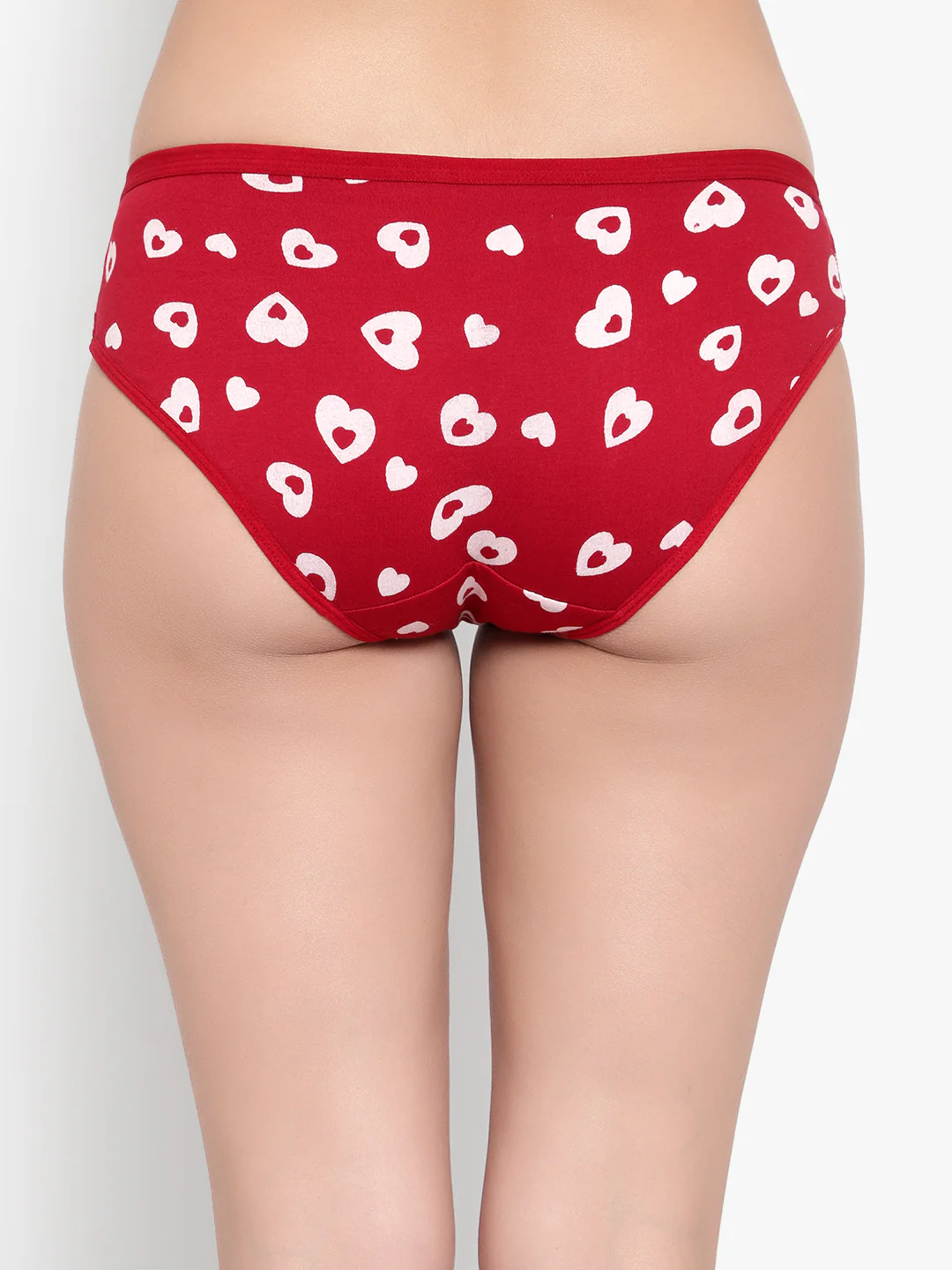 Marron Printed Women Panty - Image 4