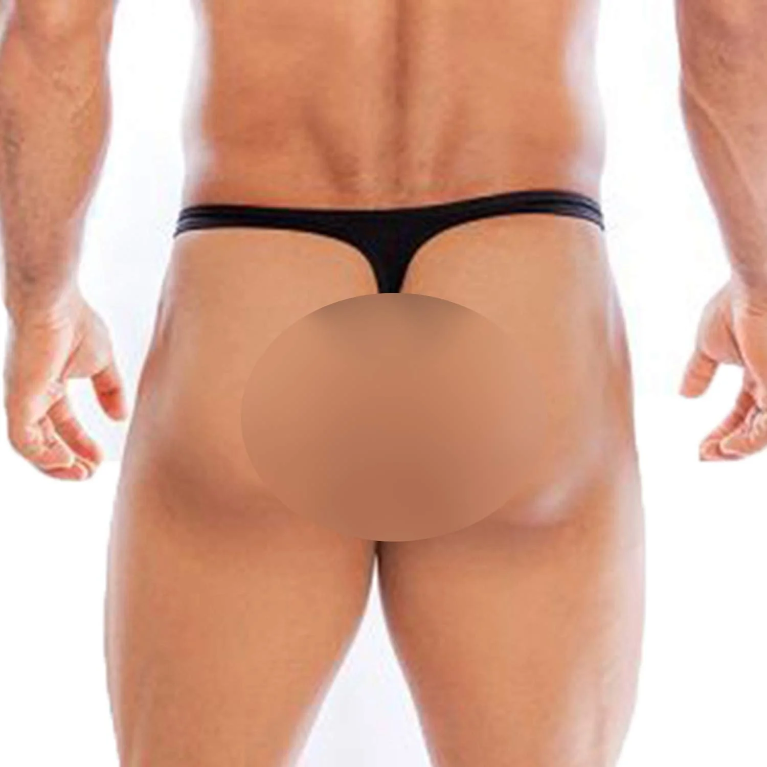 Men’s Comfy Thong Brief in Black – Ultra-Soft Micro Modal - Image 2