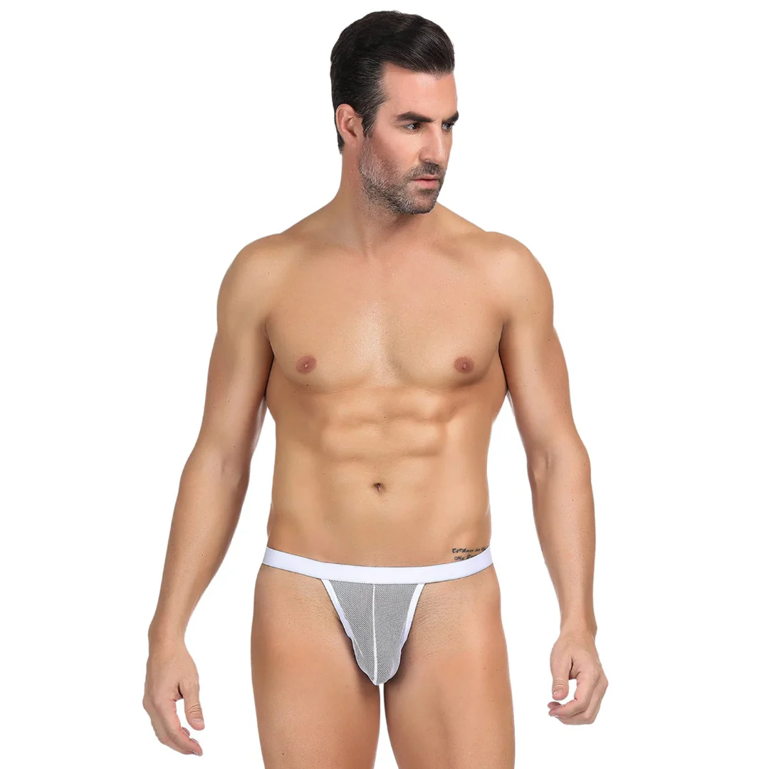 Men’s Sheer See-Through G-String Briefs