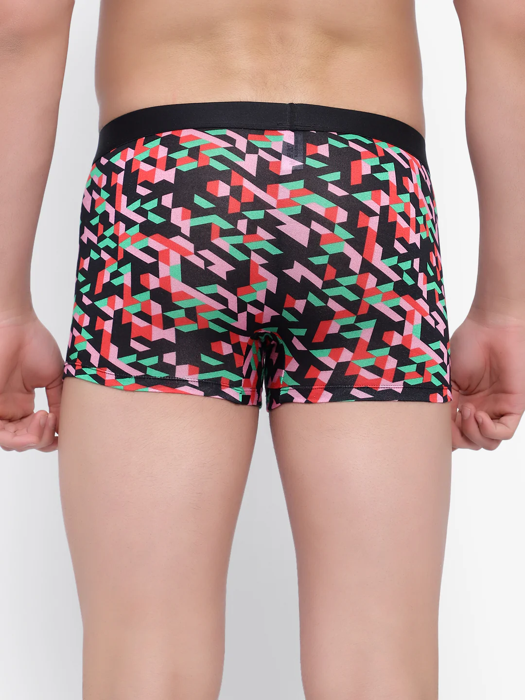 Men's Red Green Star Modal Trunks Men Underwear - No Ride Up - Image 2