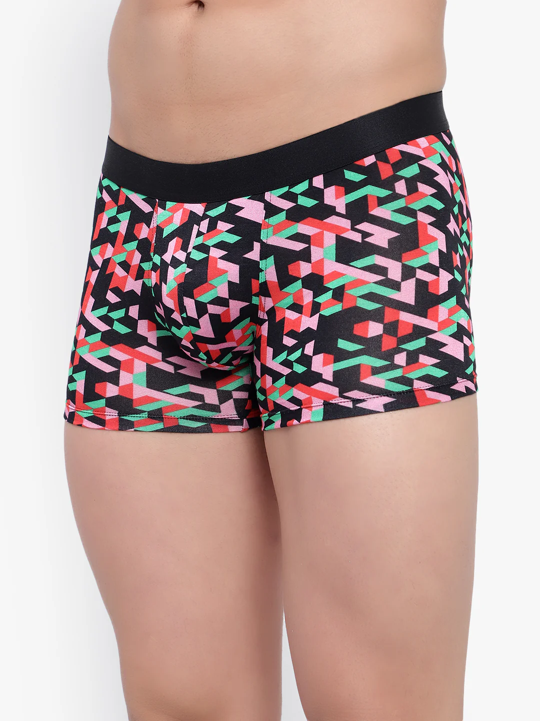 Men's Red Green Star Modal Trunks Men Underwear - No Ride Up - Image 3
