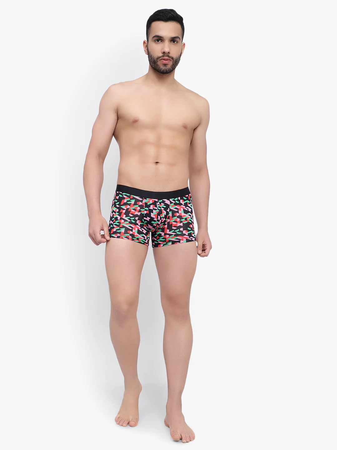 Men's Red Green Star Modal Trunks Men Underwear - No Ride Up - Image 4