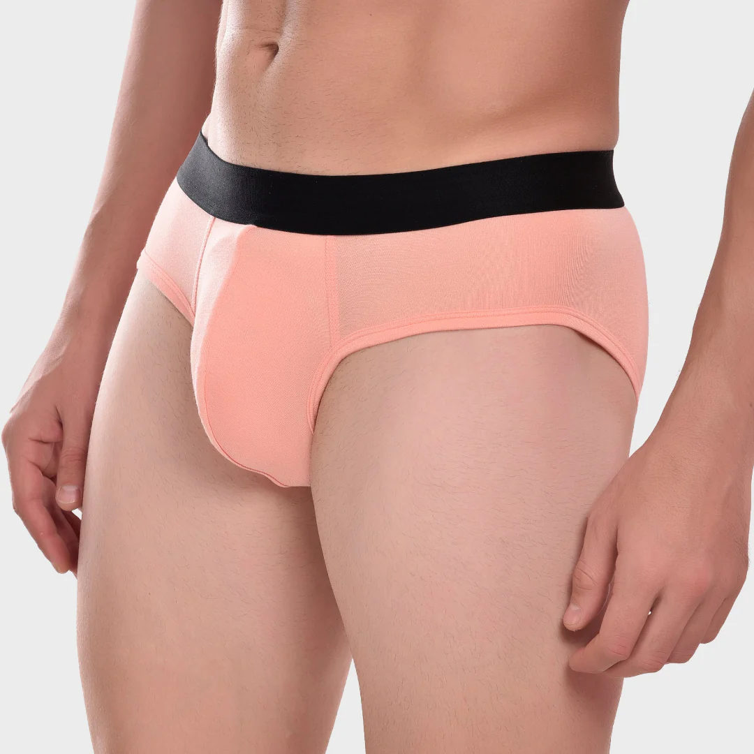 Modal Briefs for men - Almond Nude - Image 3