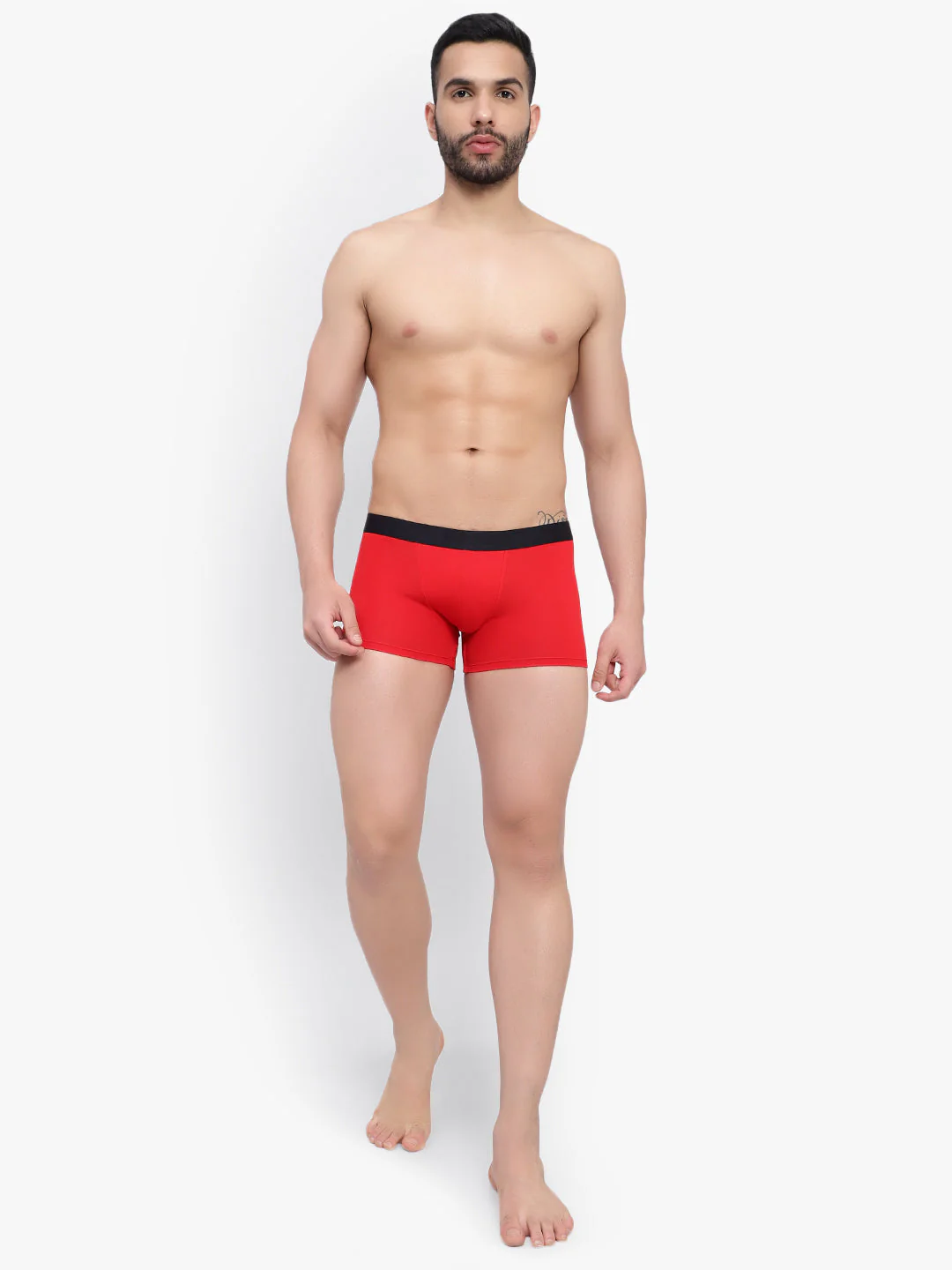 Cloud Soft Bamboo Red Men Underwear Trunk - No Ride-Up - Image 3