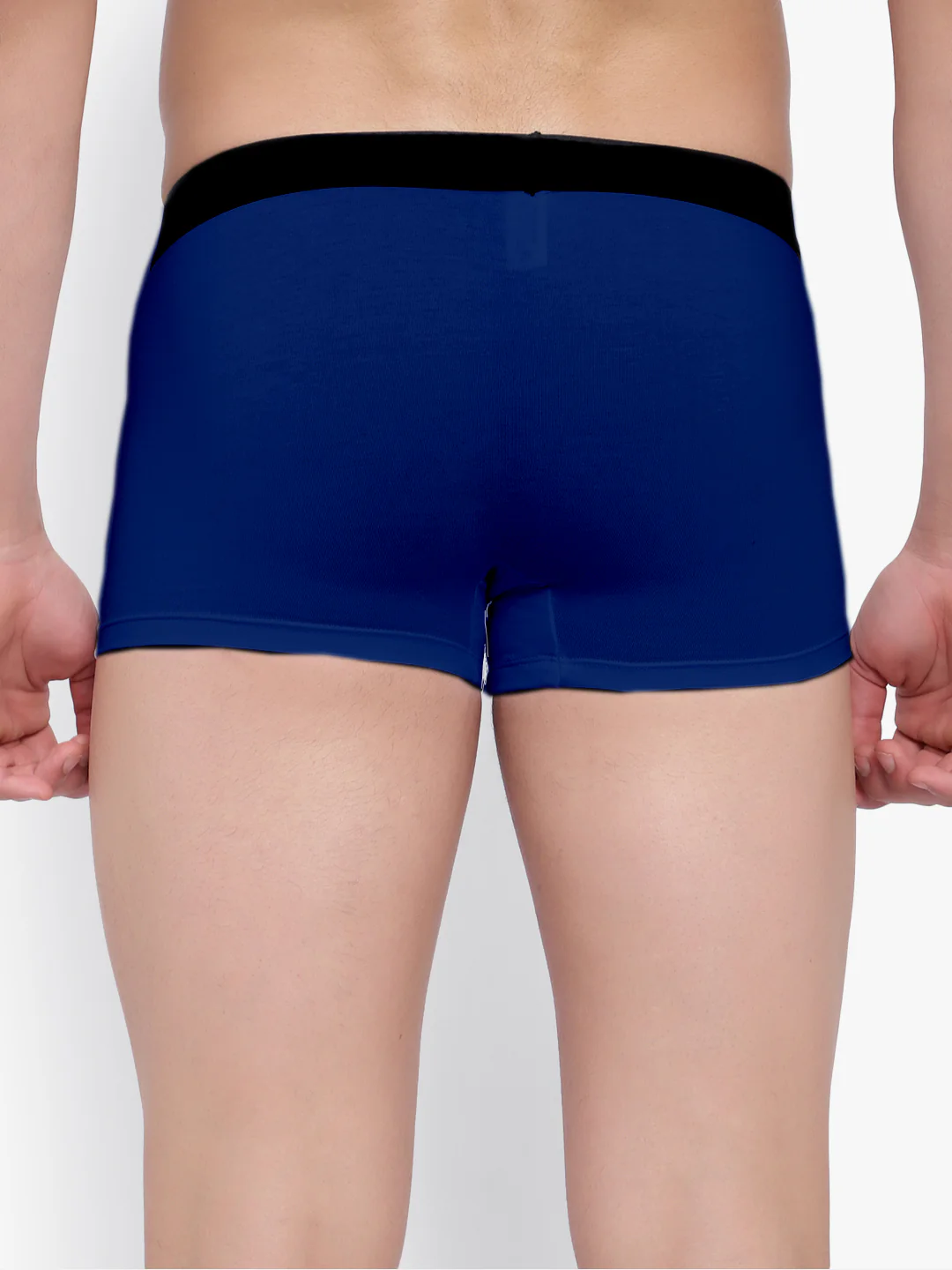 Navy Blue Cotton Men's Trunk- No Ride Up - Image 2