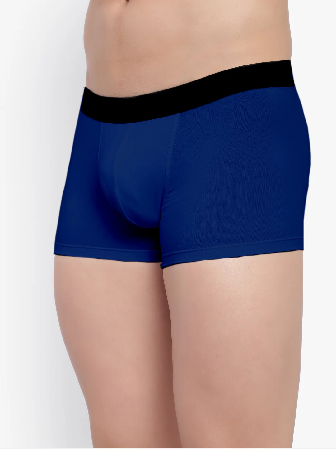 Navy Blue Cotton Men's Trunk- No Ride Up - Image 3