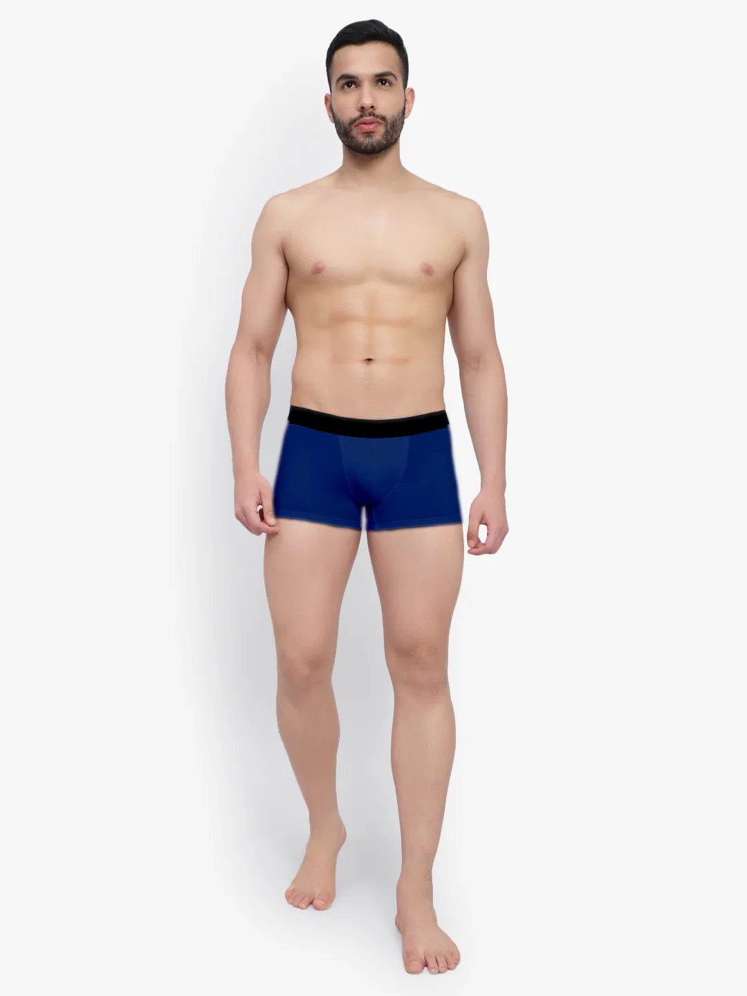Navy Blue Cotton Men's Trunk- No Ride Up - Image 4