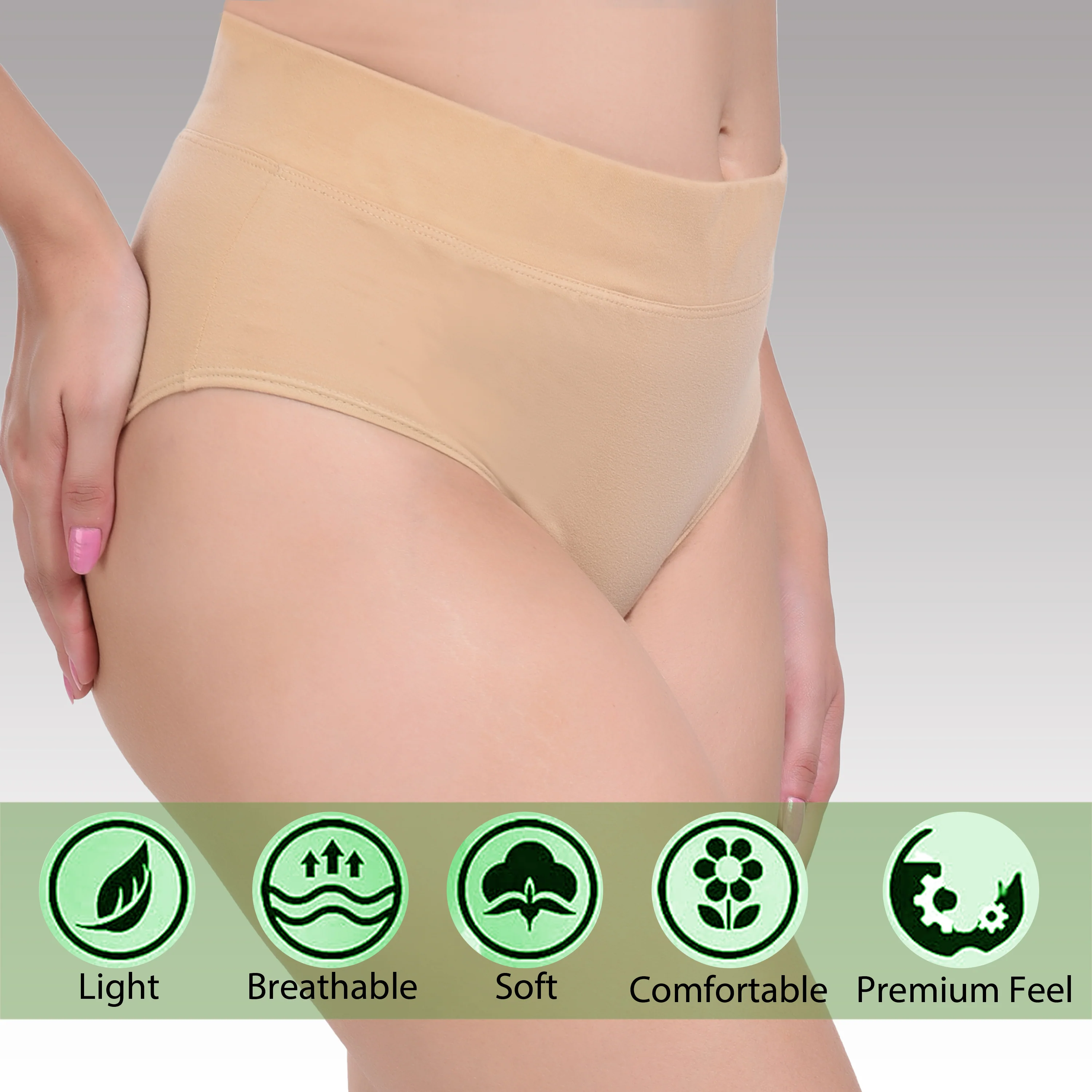 Nude Sofia Sports Panty for Women - Image 3