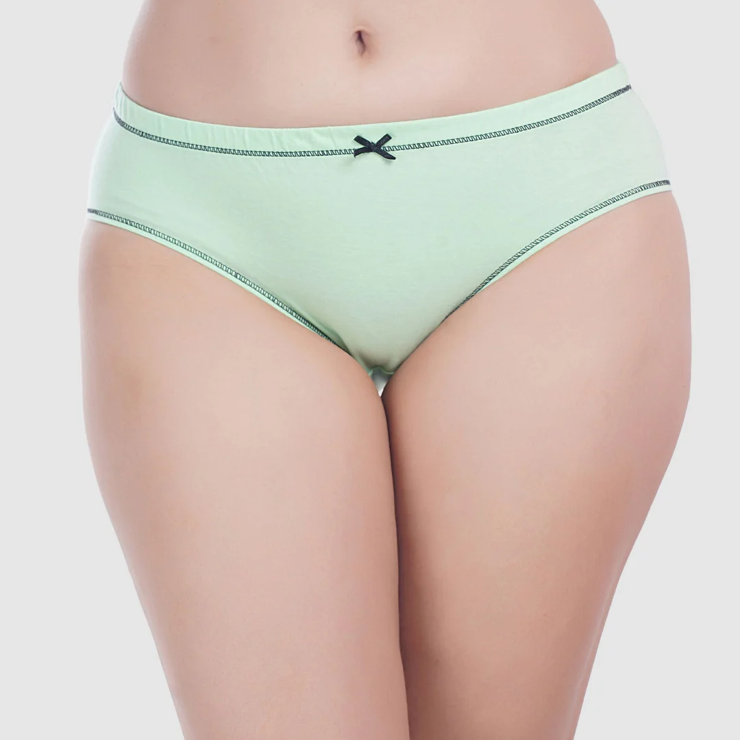 Pack of 2 Women’s Solid Everyday Essentials Cotton Panties - Image 3