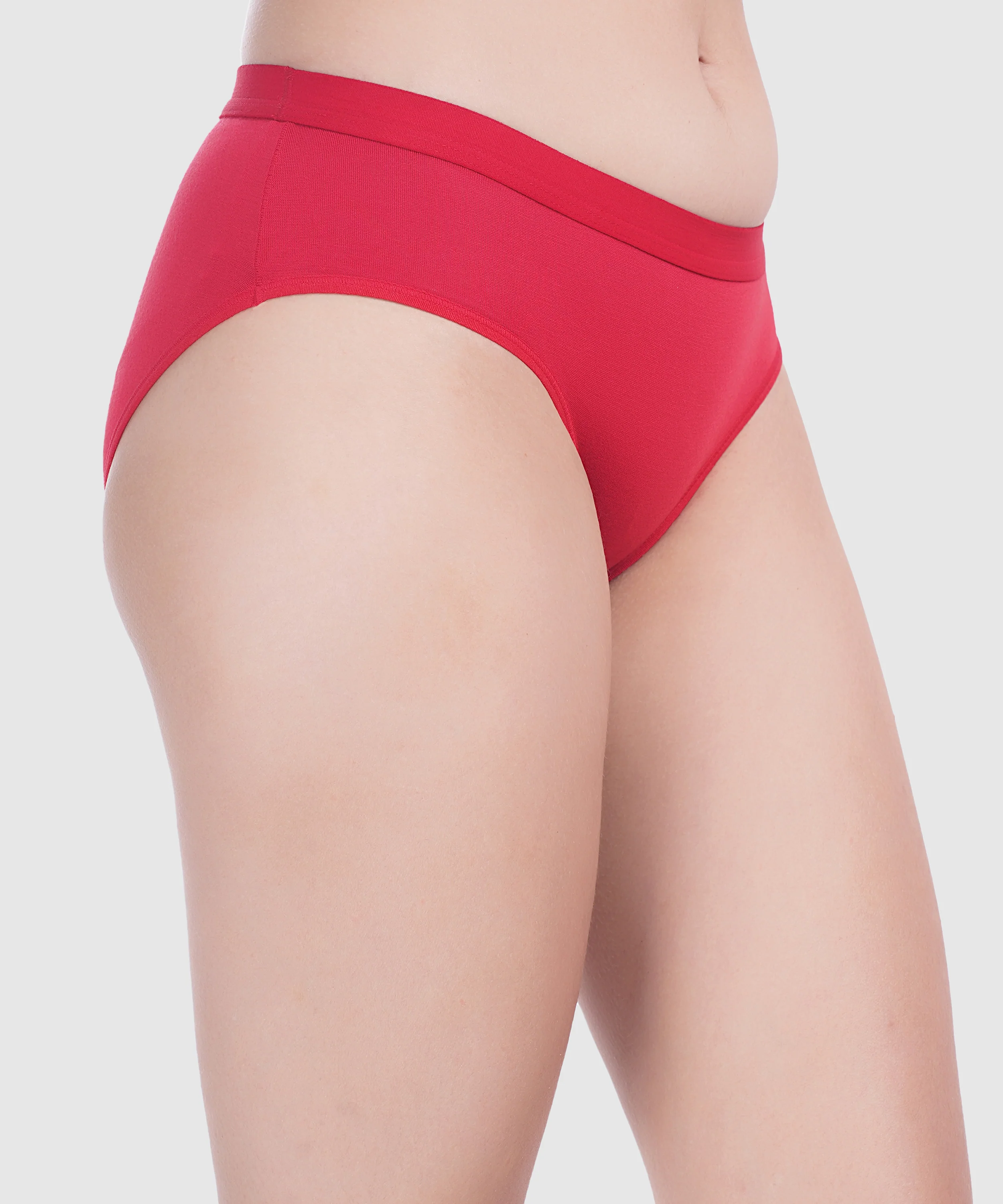Lasty Red Micro Modal Panty for women - Image 5