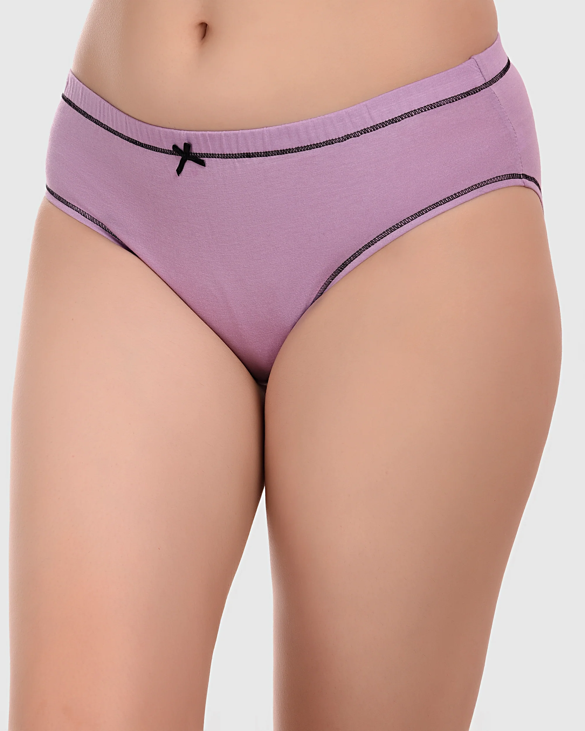 Bruchi Club Purple Solid Women Panty – No Ride Up Comfort - Image 2