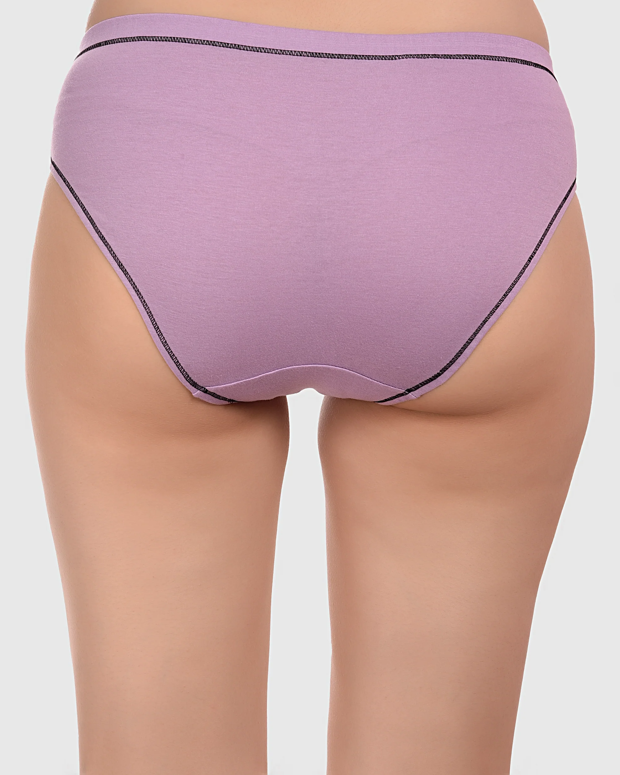 Bruchi Club Purple Solid Women Panty – No Ride Up Comfort - Image 3