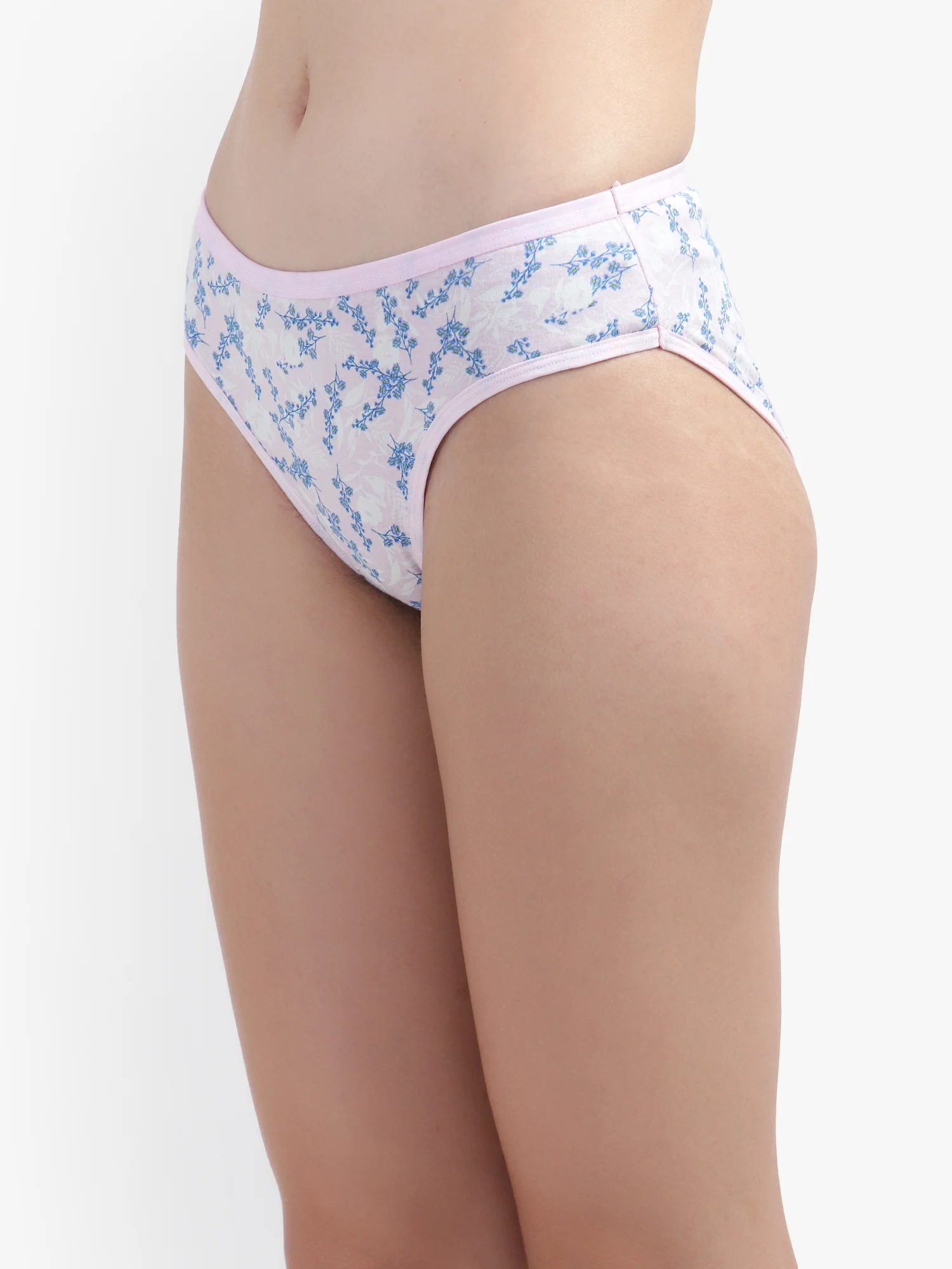 Peach Printed Cotton women panty - Image 4
