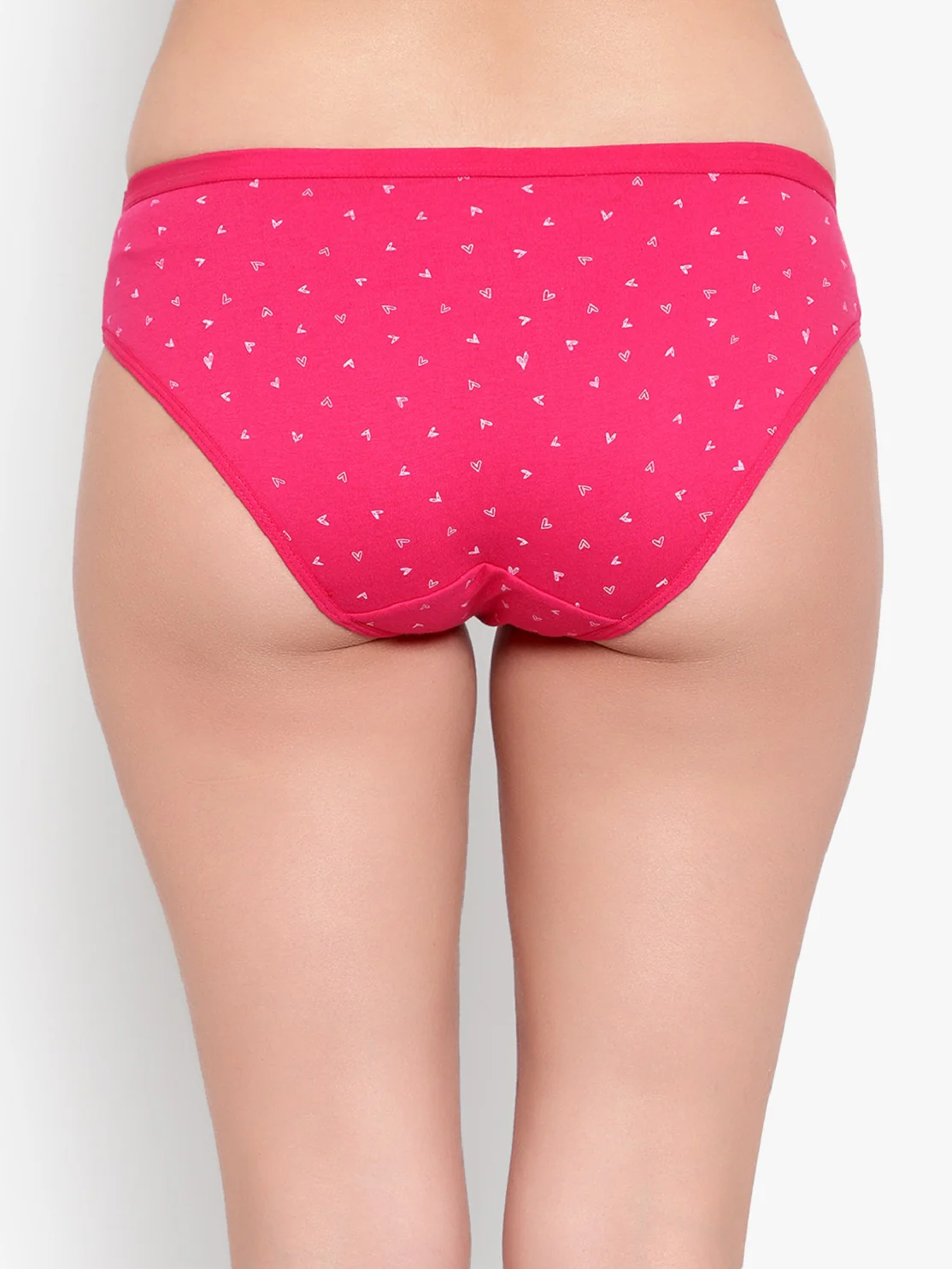 Pink Printed Cotton Panty - Image 3