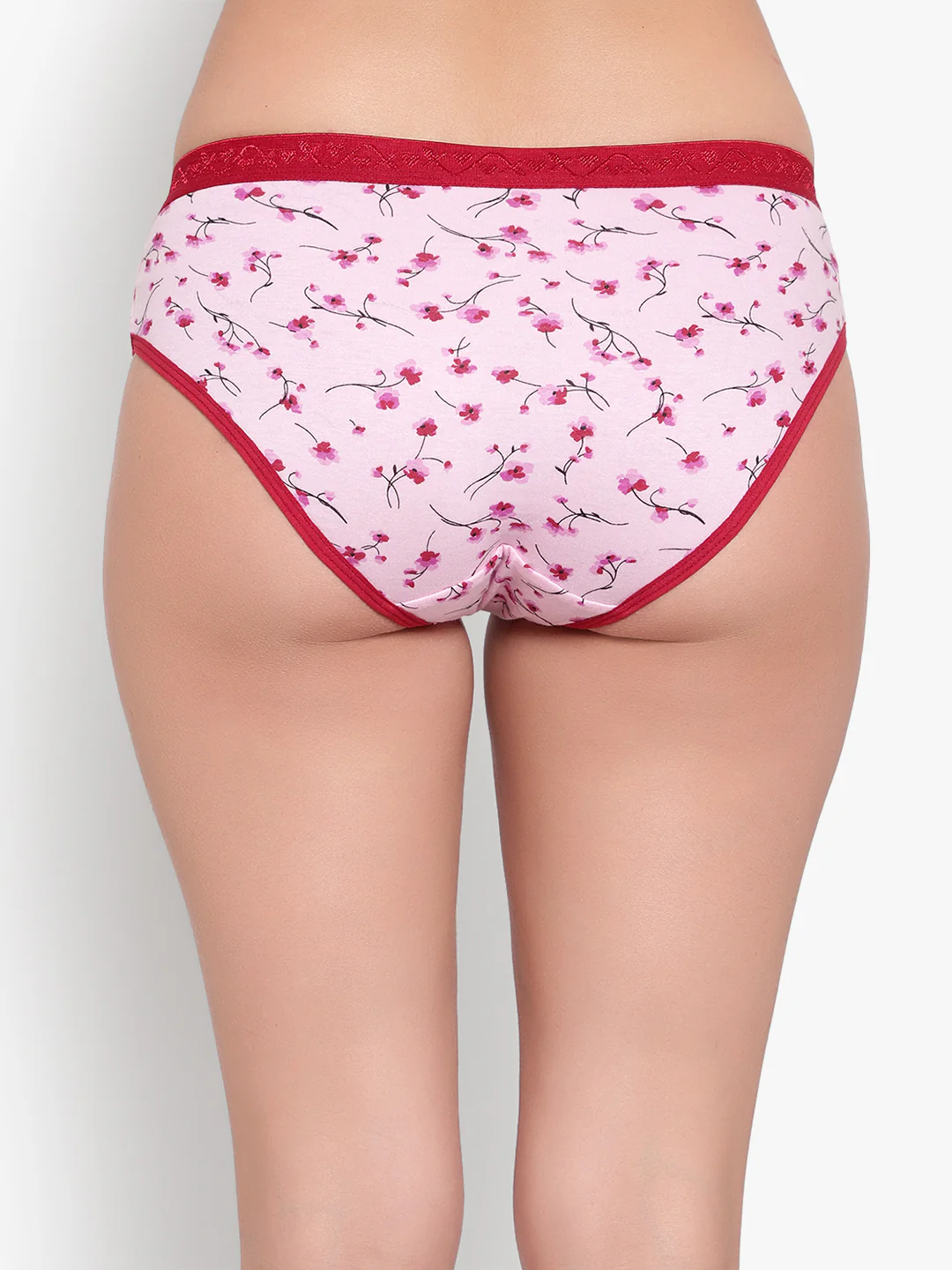 Pink Printed Women Panty - Image 3