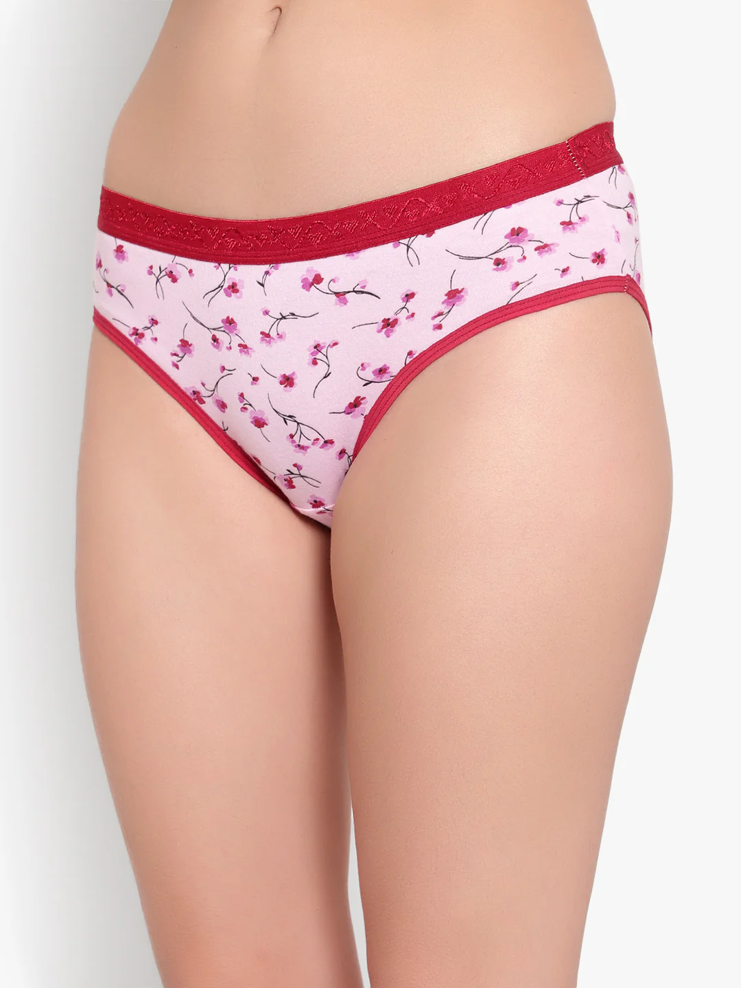 Pink Printed Women Panty - Image 5