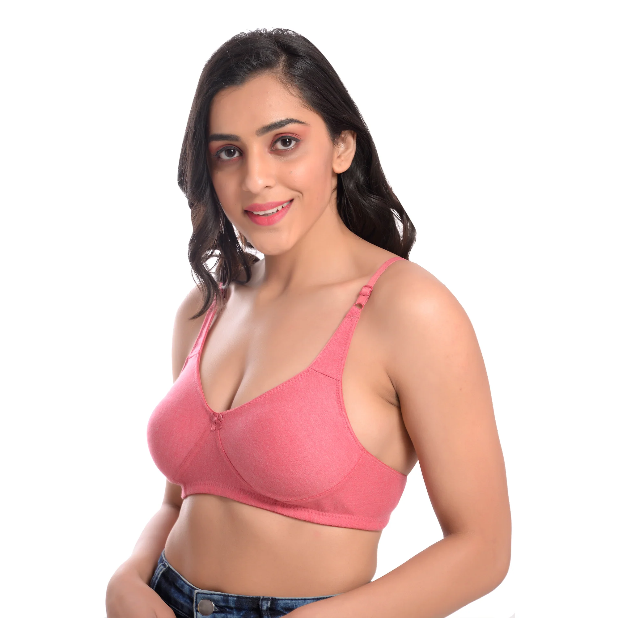 Pink Tshiirt Bra for women - Image 2
