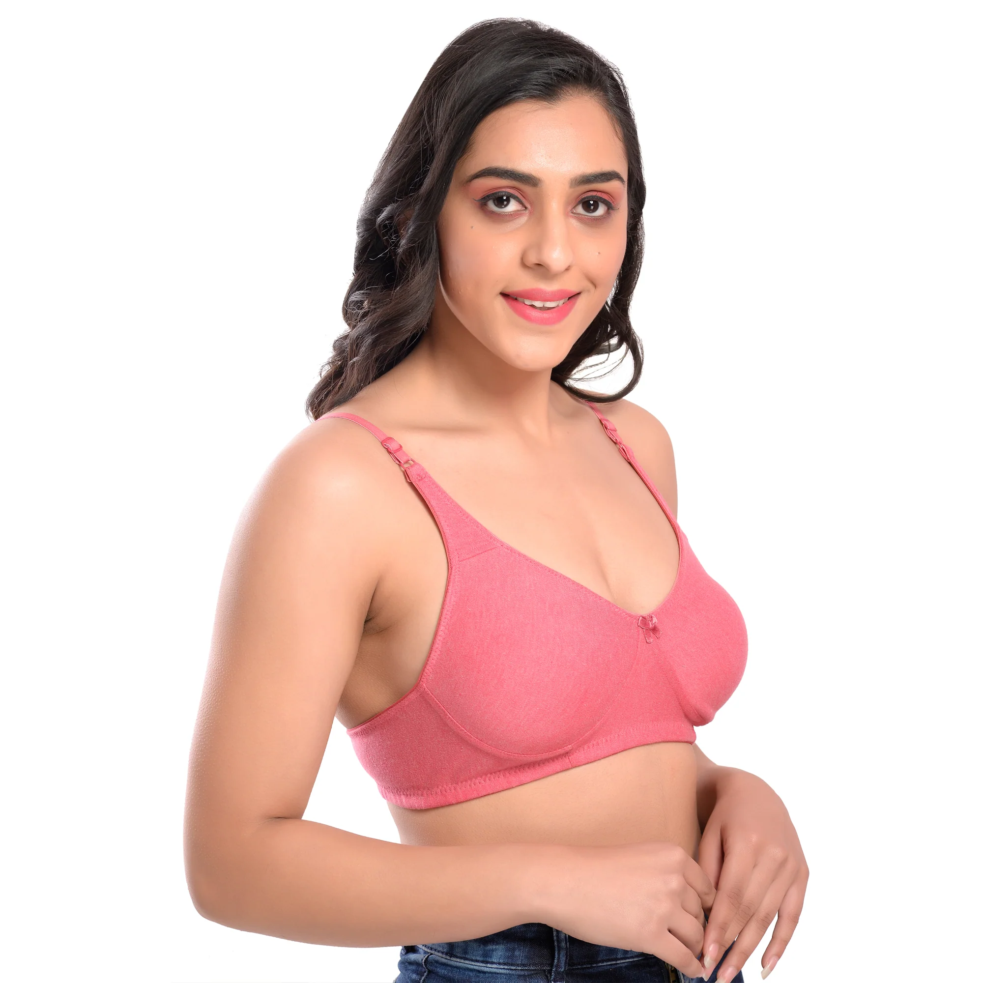 Pink Tshiirt Bra for women - Image 3