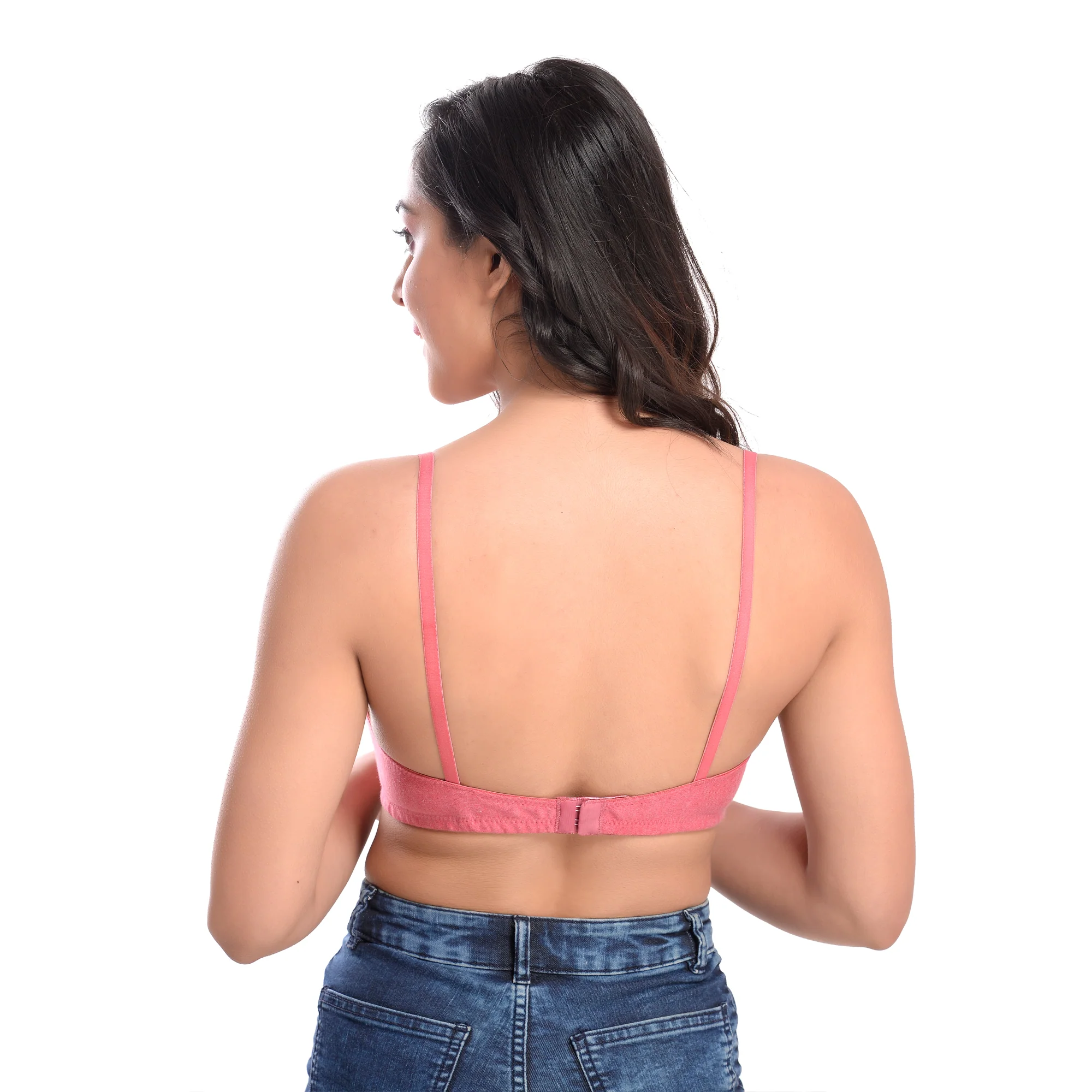 Pink Tshiirt Bra for women - Image 4