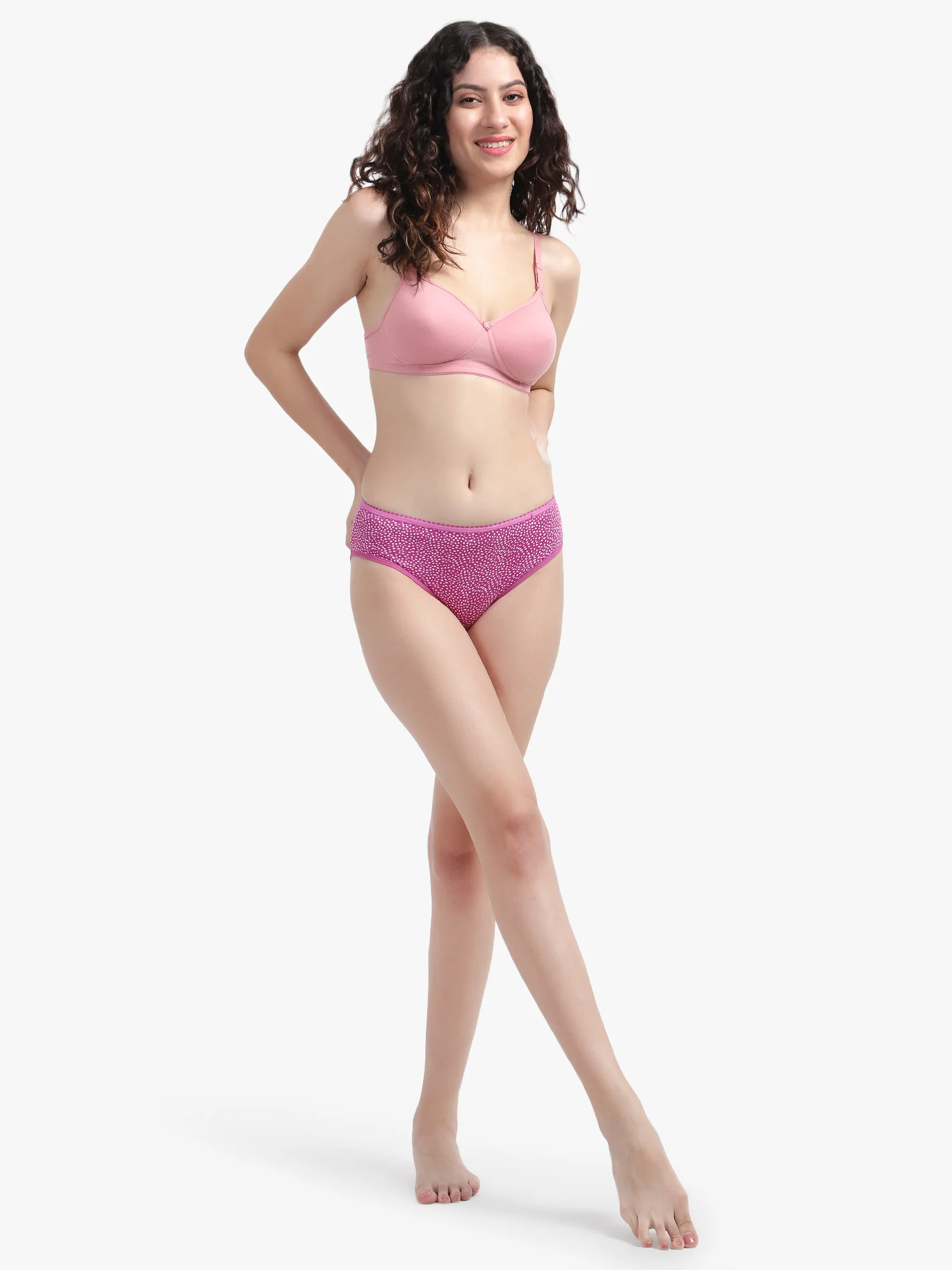 Pink Polyamide Women Printed Panties - Image 5
