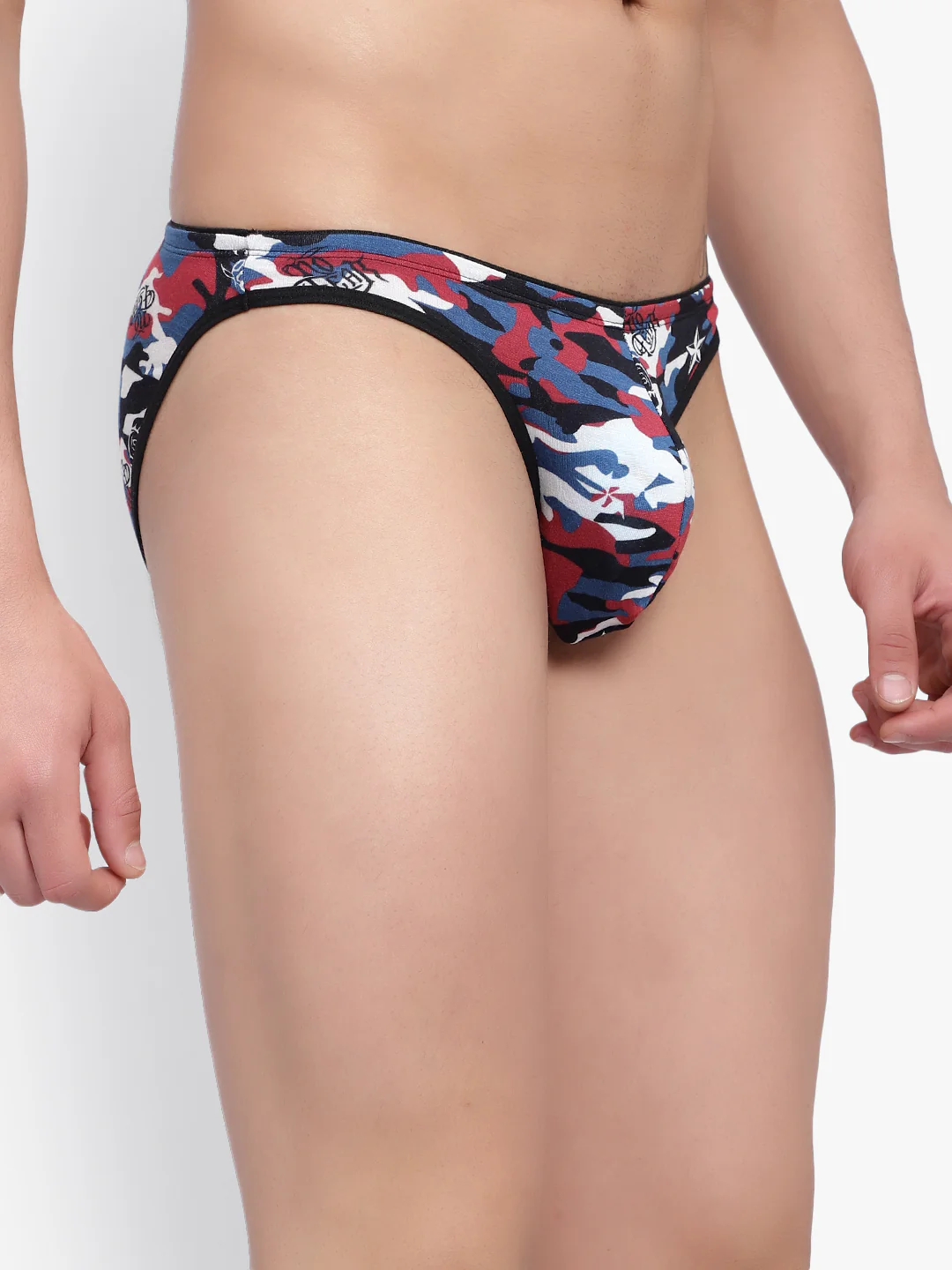 Printed Men Bikini Briefs - No Ride Up - Image 2