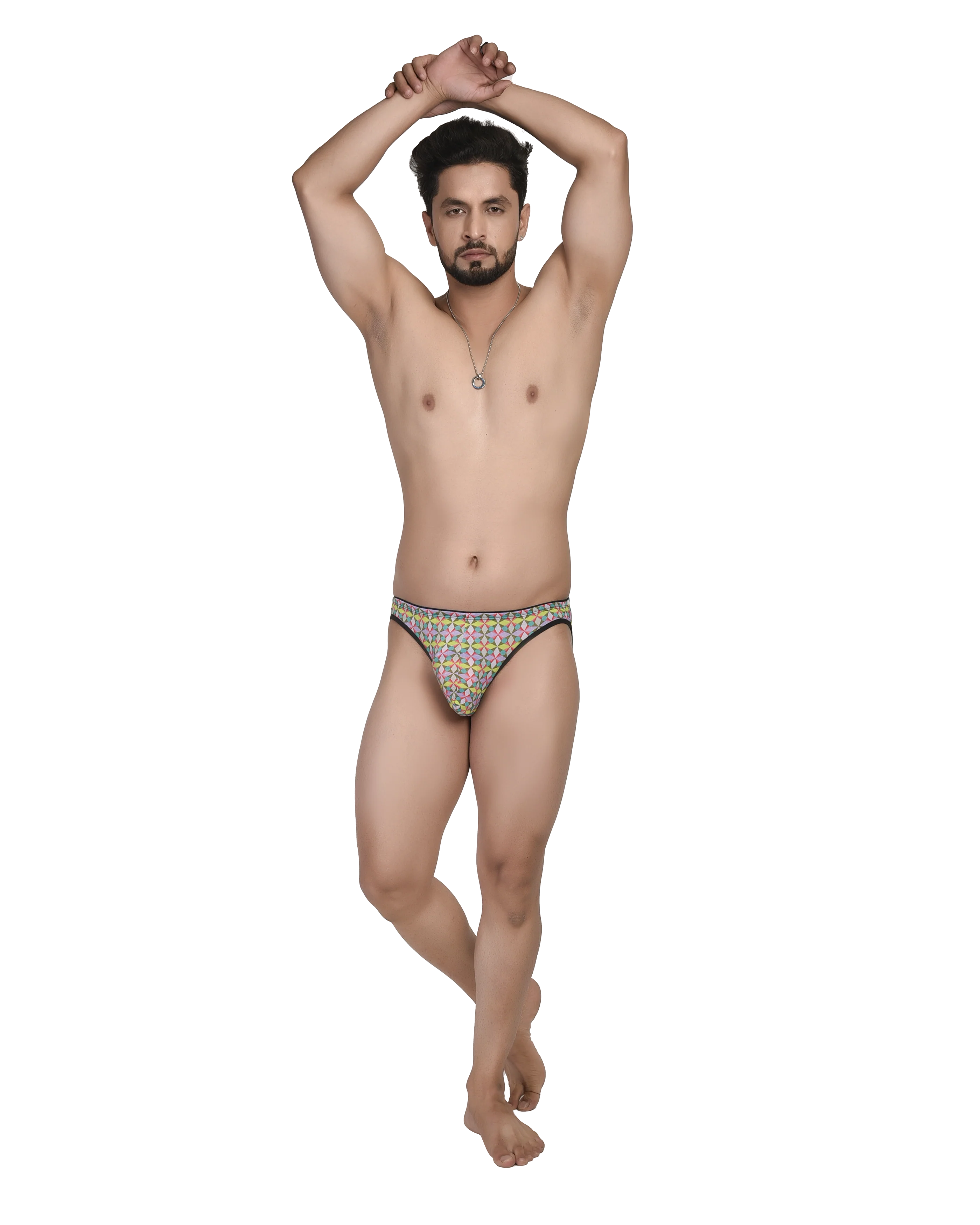 Printed Men Bikini Briefs - No Ride up Comfort - Image 6