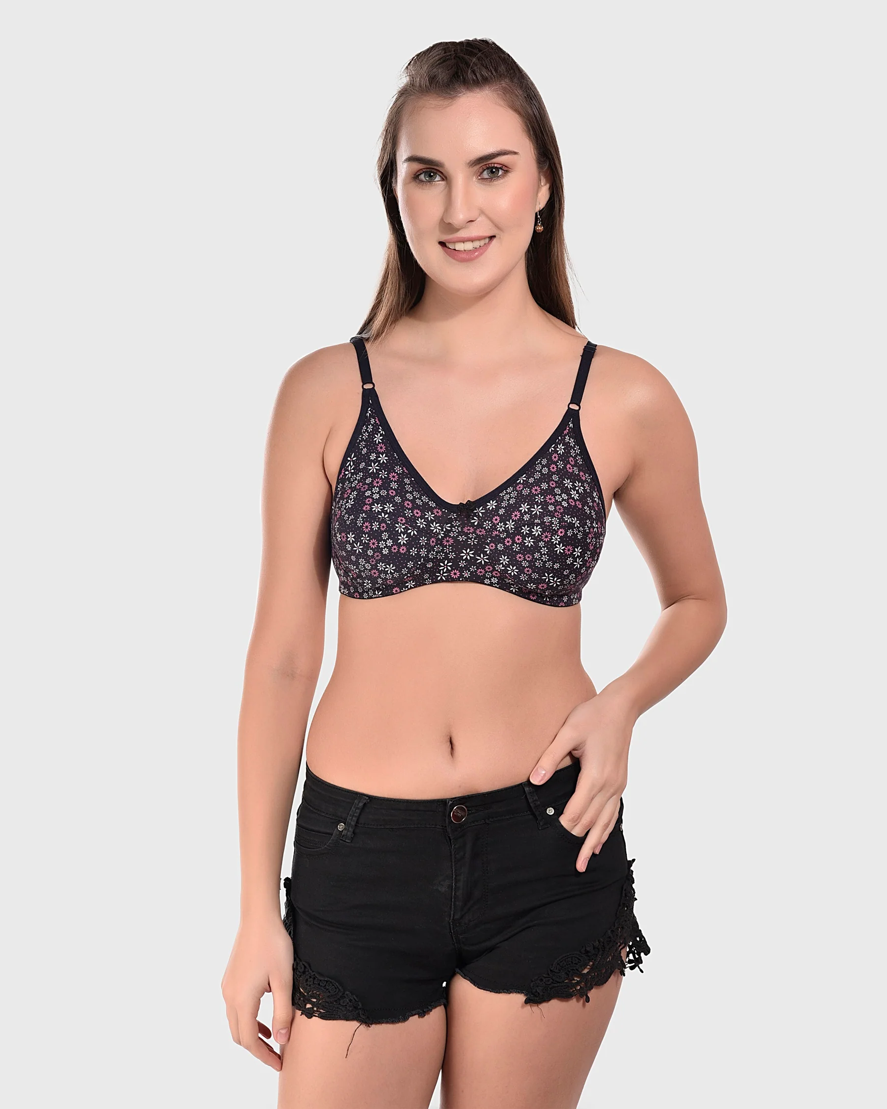 Printed Non-Padded Bra ₹449 | 100% Cotton Indian Fit | Free Shipping - Image 6