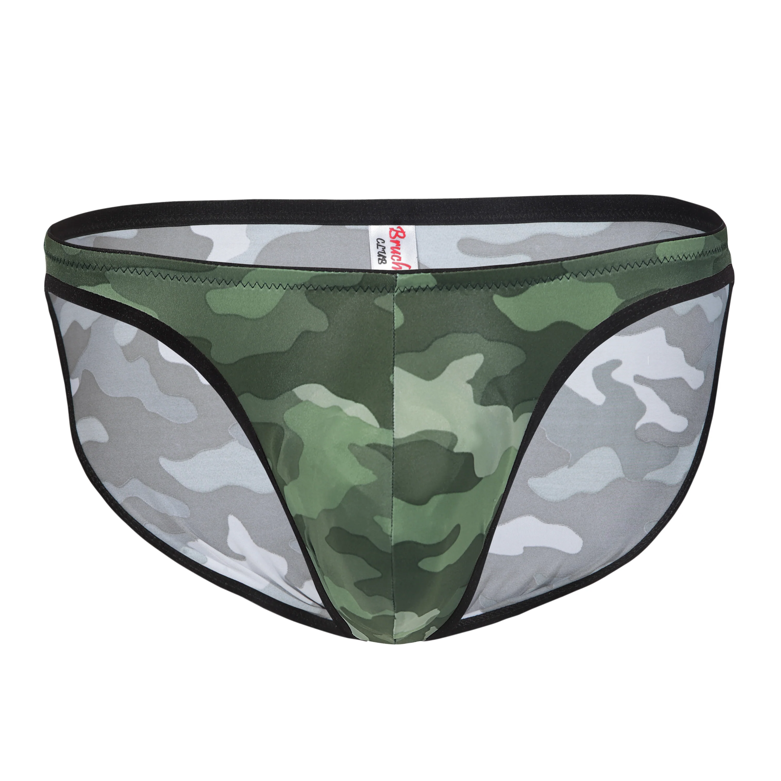 Printed Nylon Men Bikini Briefs