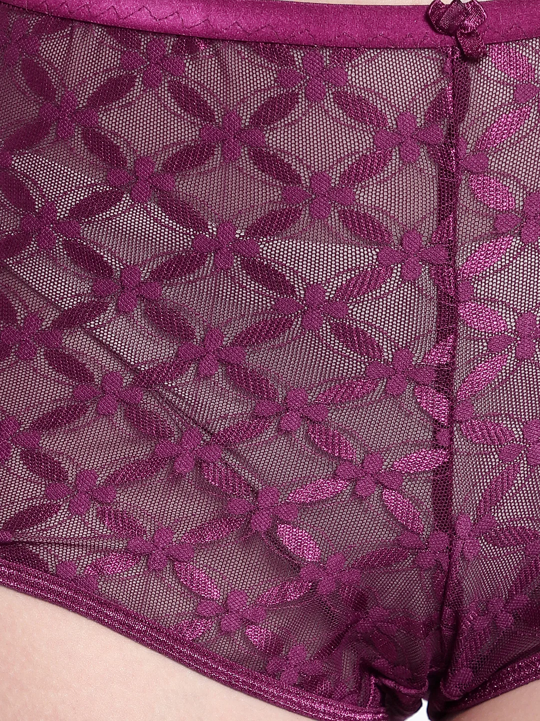 Purple Lace Panty for women - Image 3